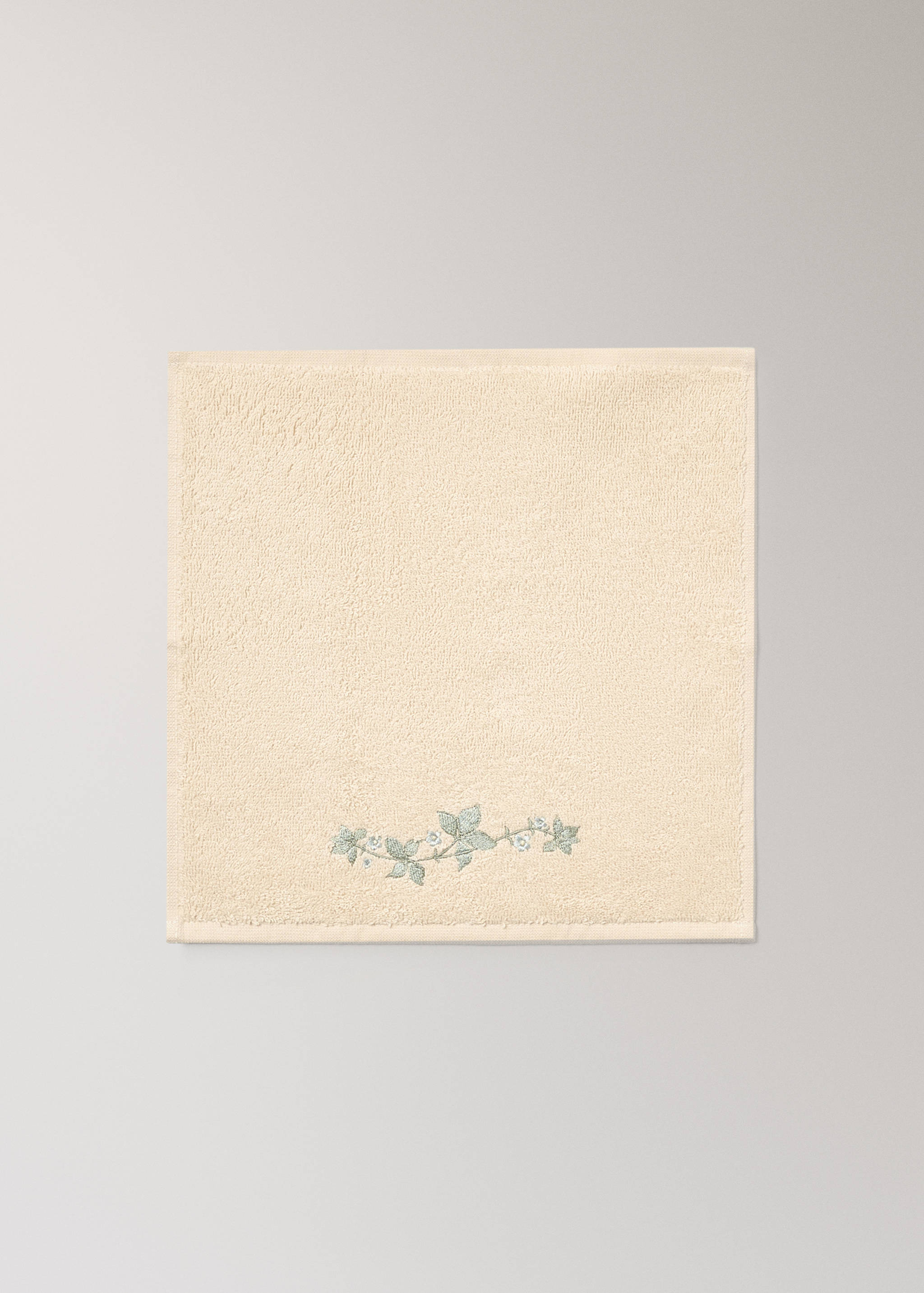 Pack 3 asciugamani fiore ricamato - Dettaglio dell'articolo 1