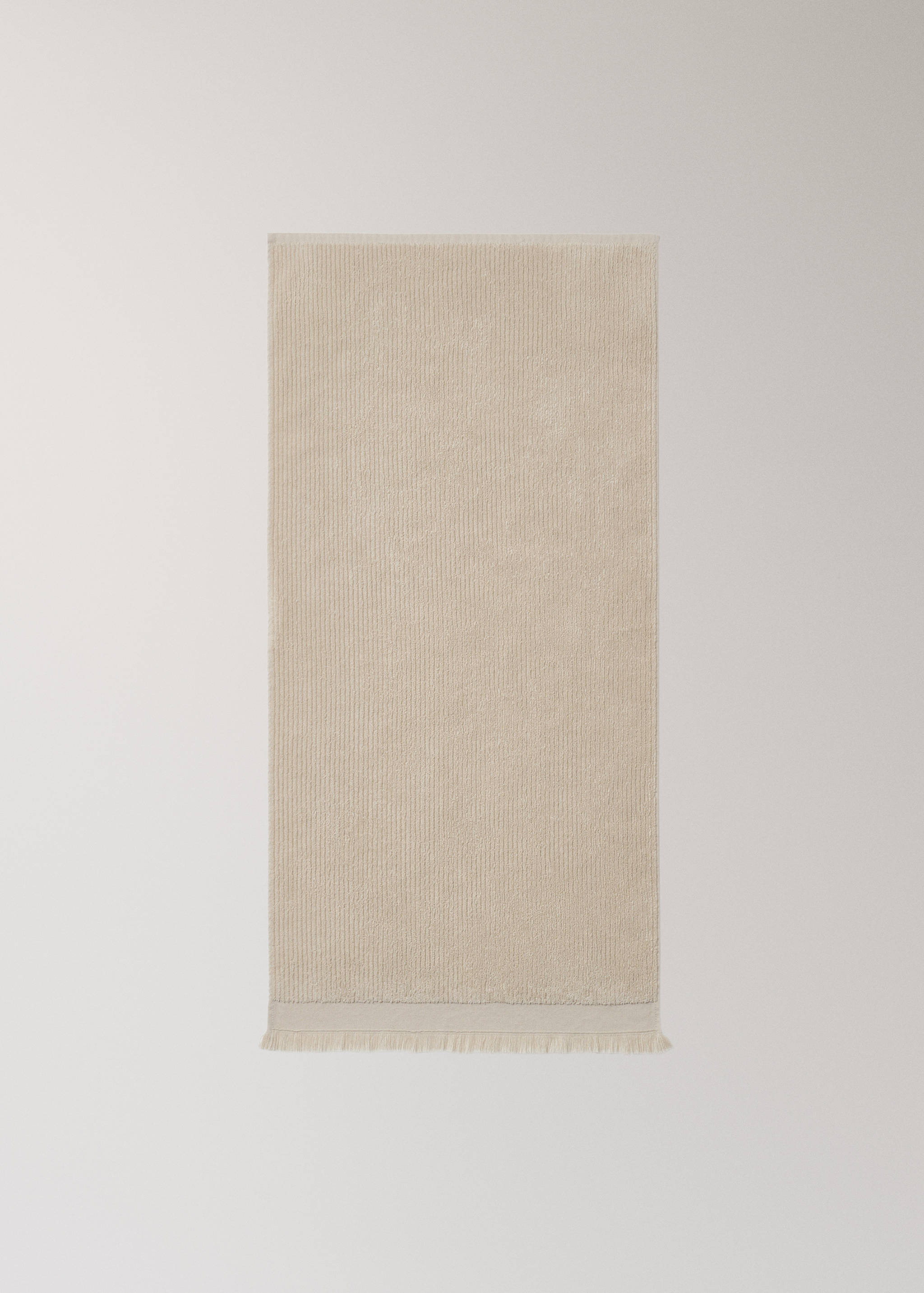 Handdoek met reliëf en franjes - Detail van het artikel 4