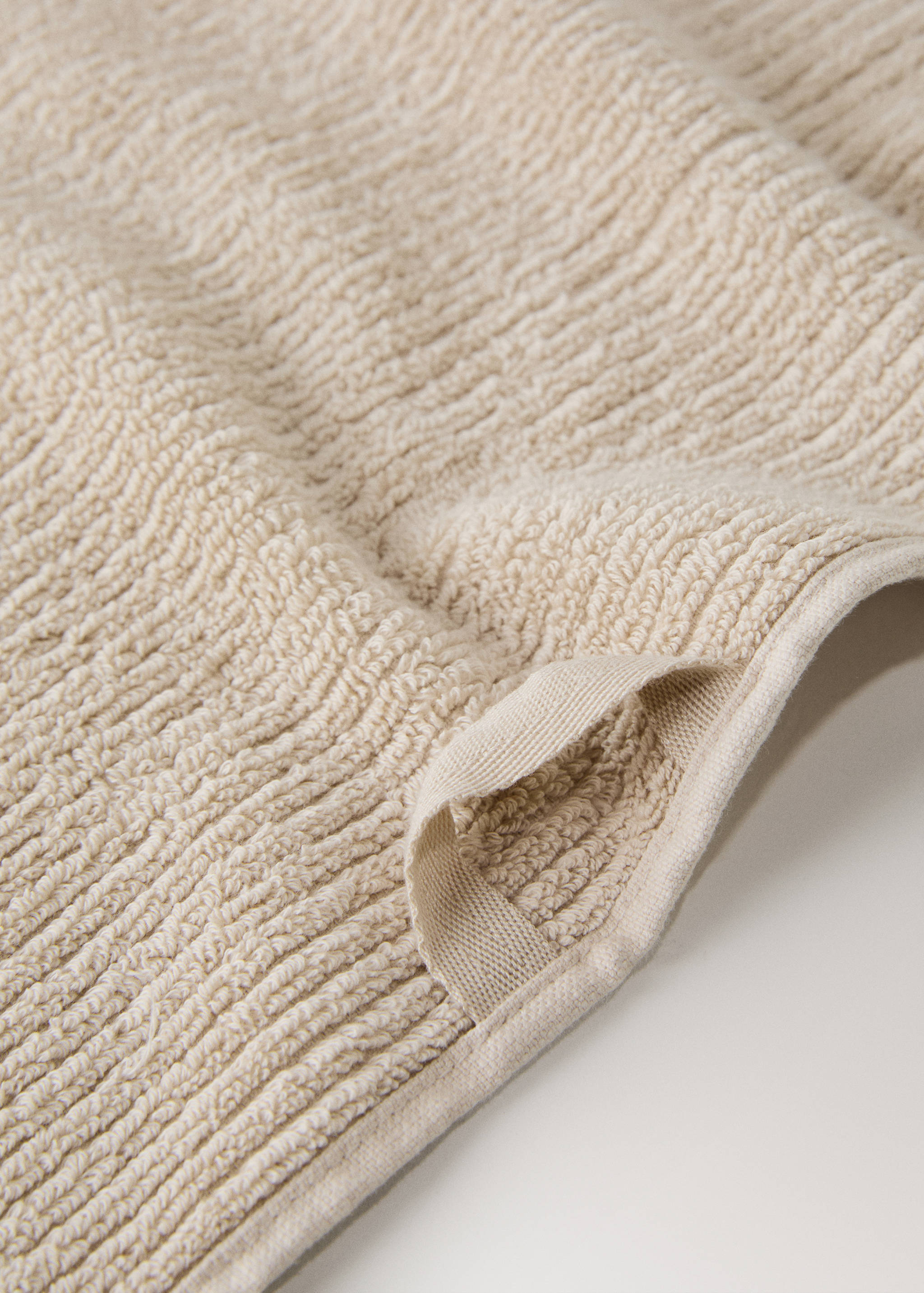 Textured guest towel with fringes - Details of the article 2
