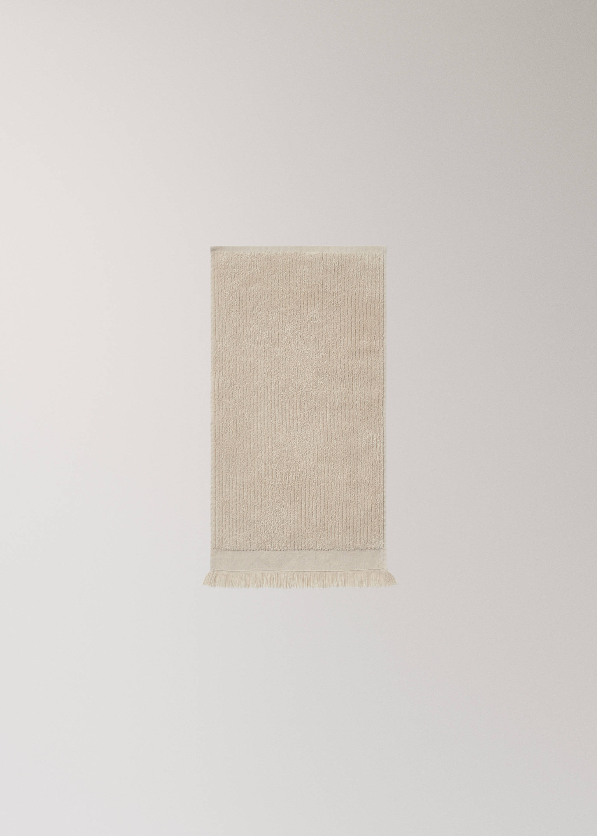 Textured guest towel with fringes - Details of the article 4