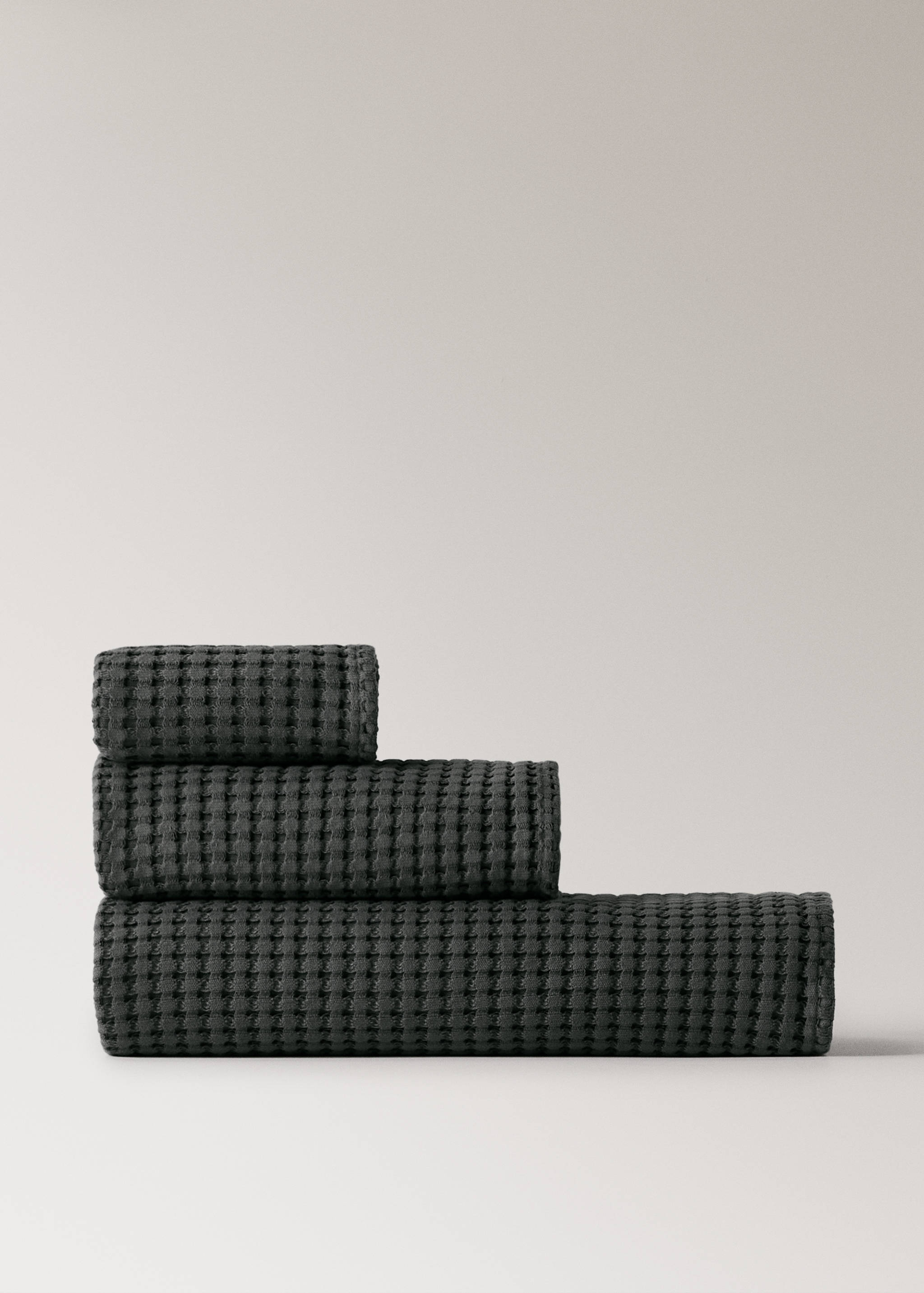 Cotton waffle bath towel - Article without model