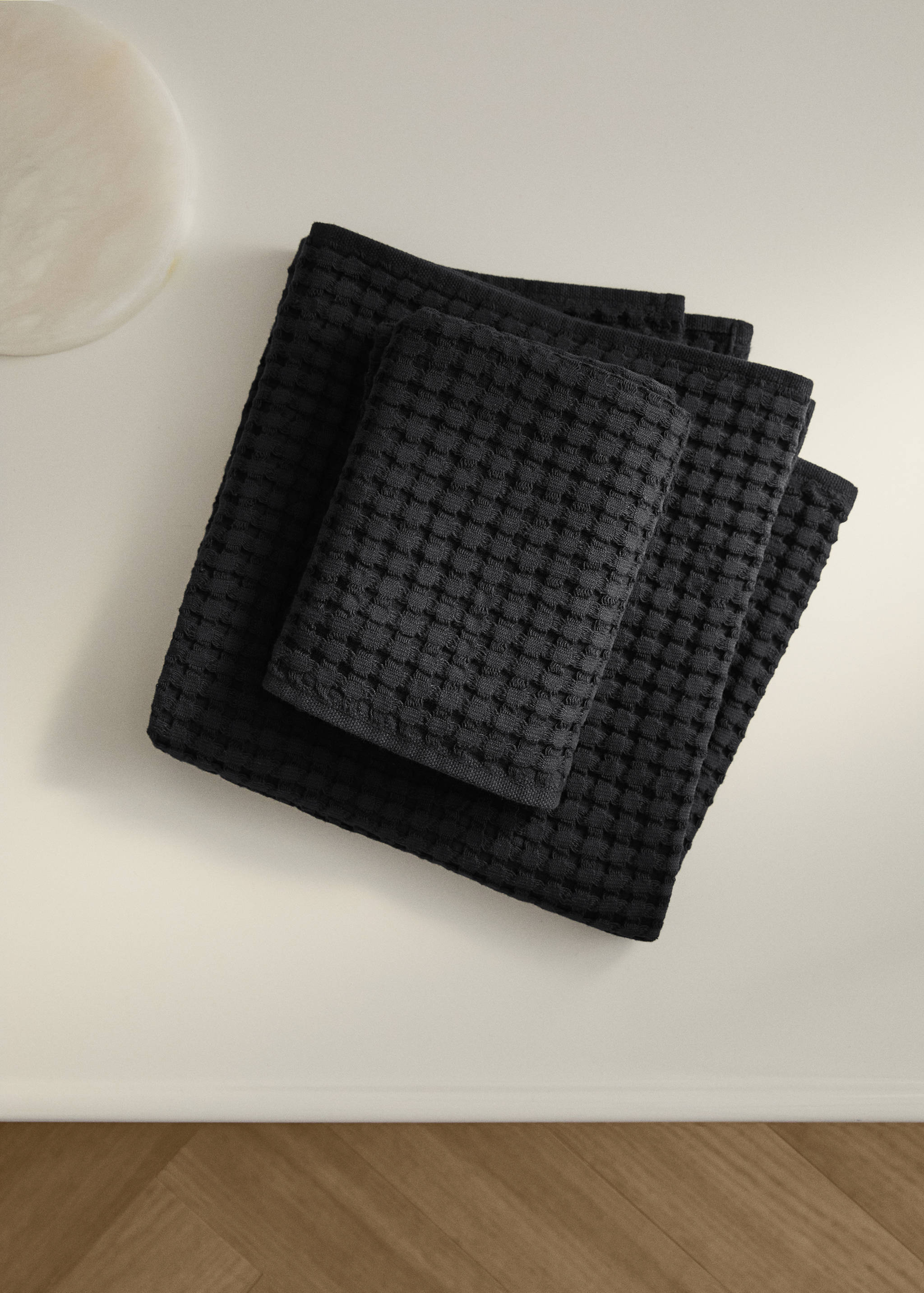 Handdoek van wafelkatoen - Overzichtstekening