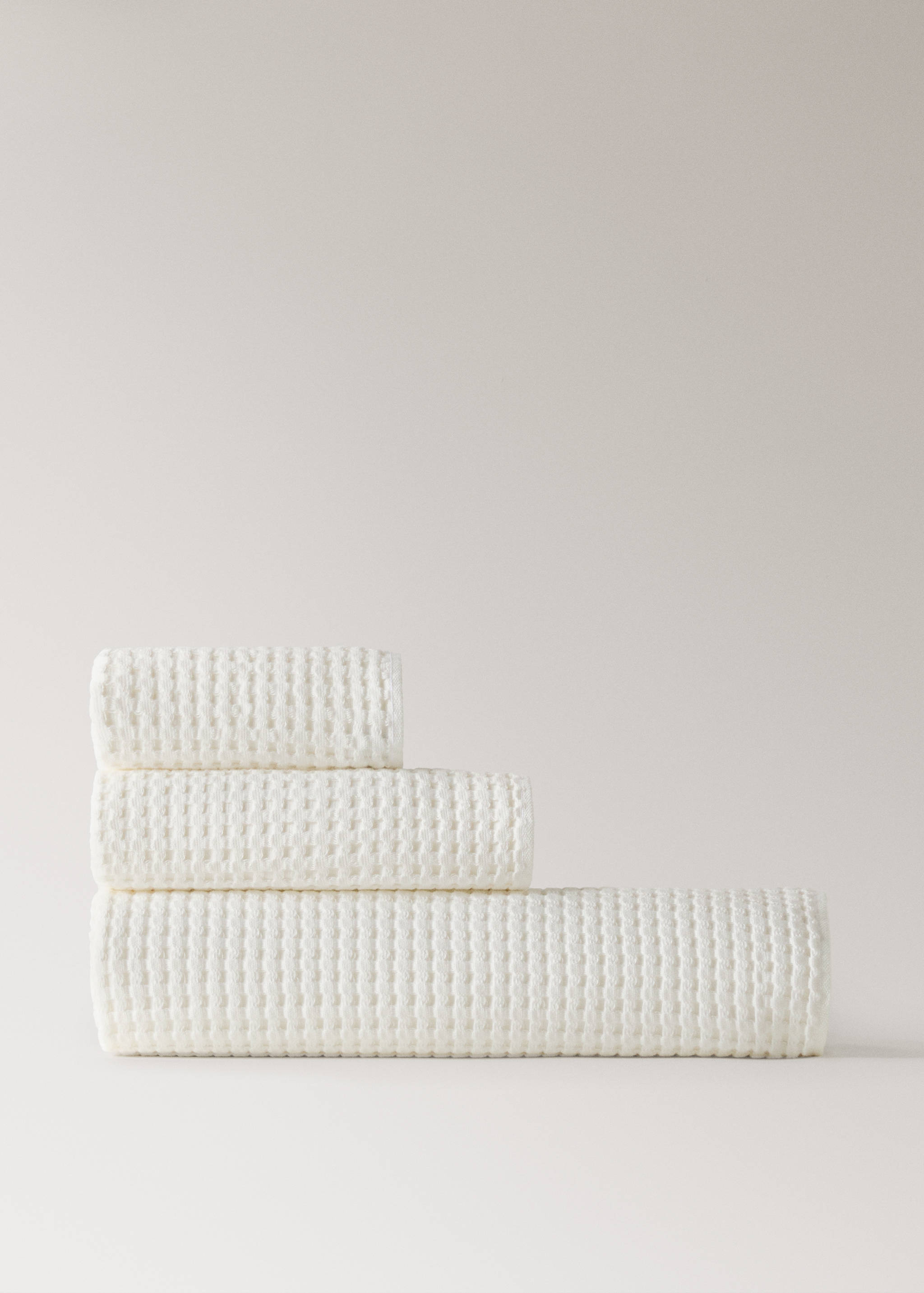 Cotton waffle hand towel - Article without model