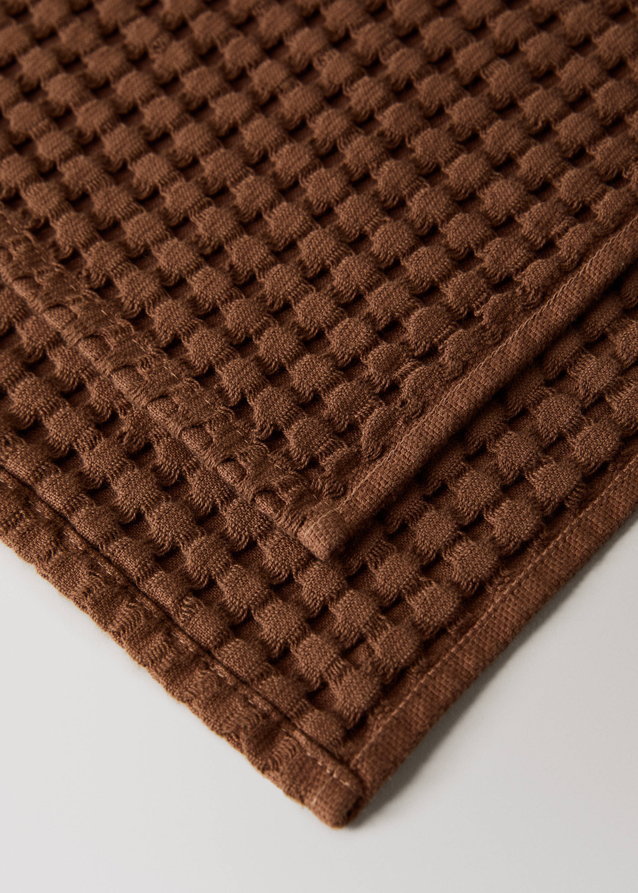 Toalla tocador algodón waffle - Detalle del artículo 1