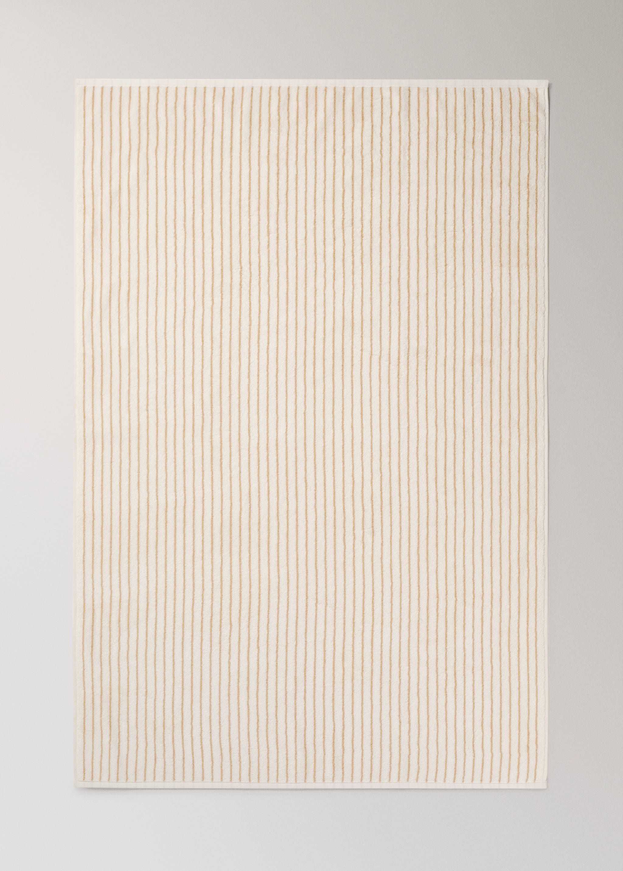 Katoenen badhanddoek met tweekleurige streep - Detail van het artikel 4