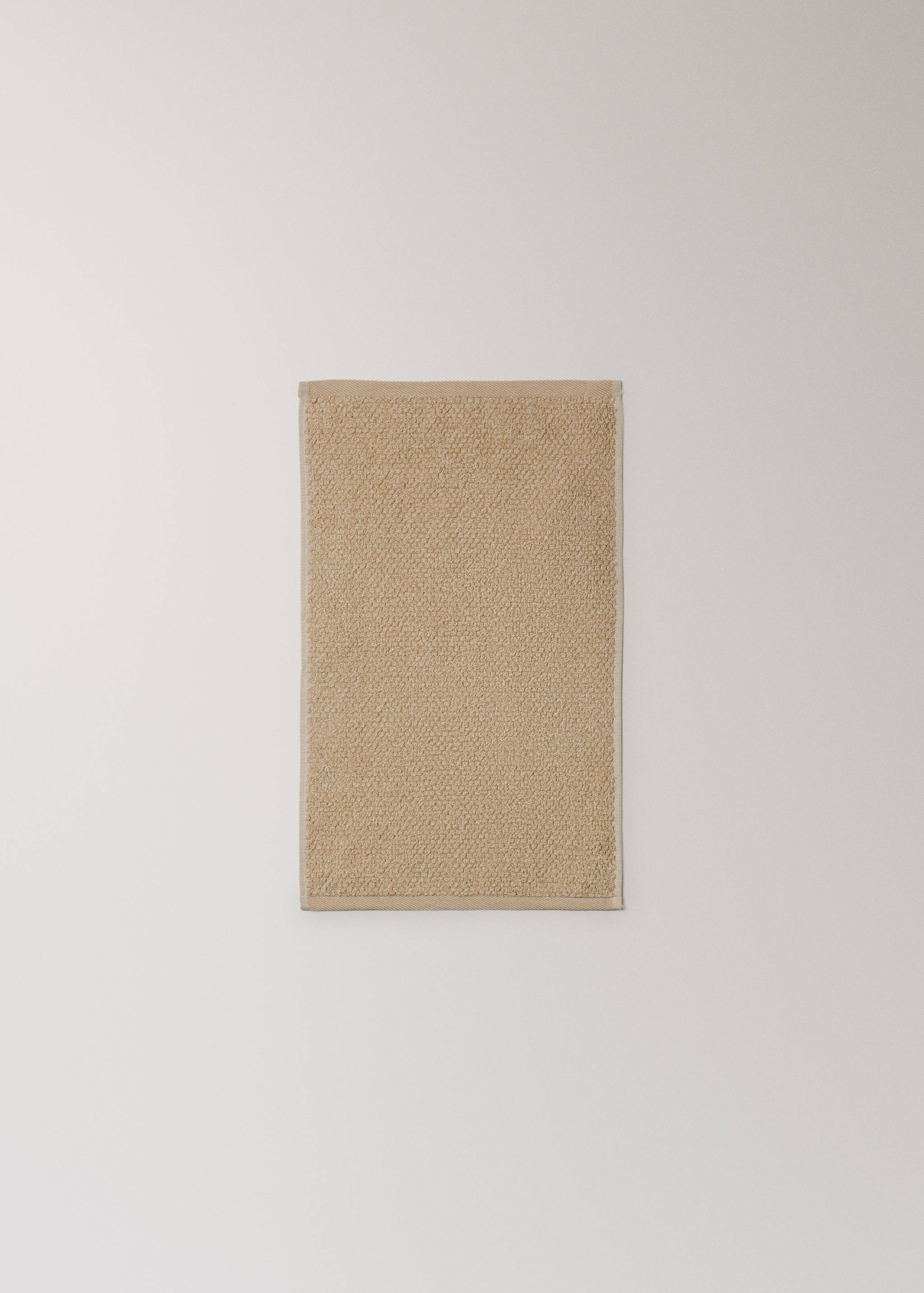 Cotton-blend two-tone guest towel - Details of the article 4