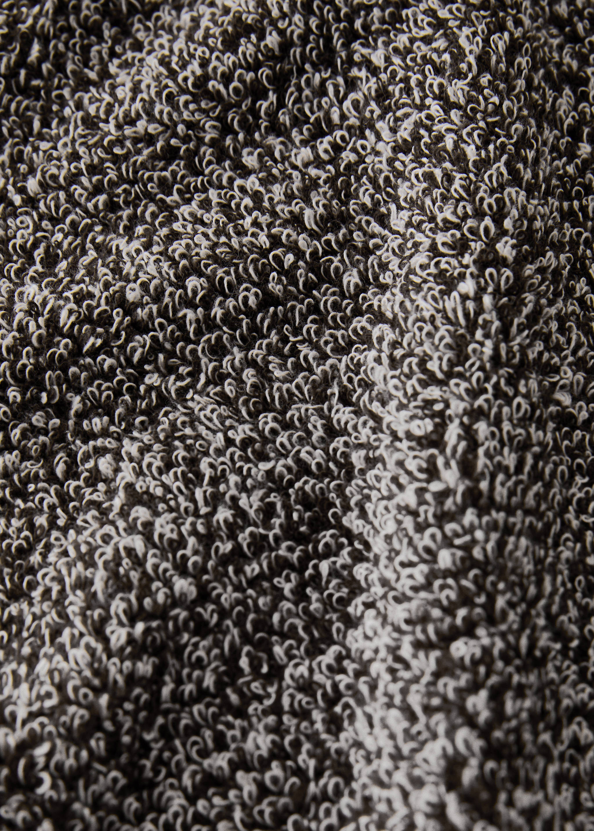 Cotton-blend two-tone guest towel - Details of the article 1