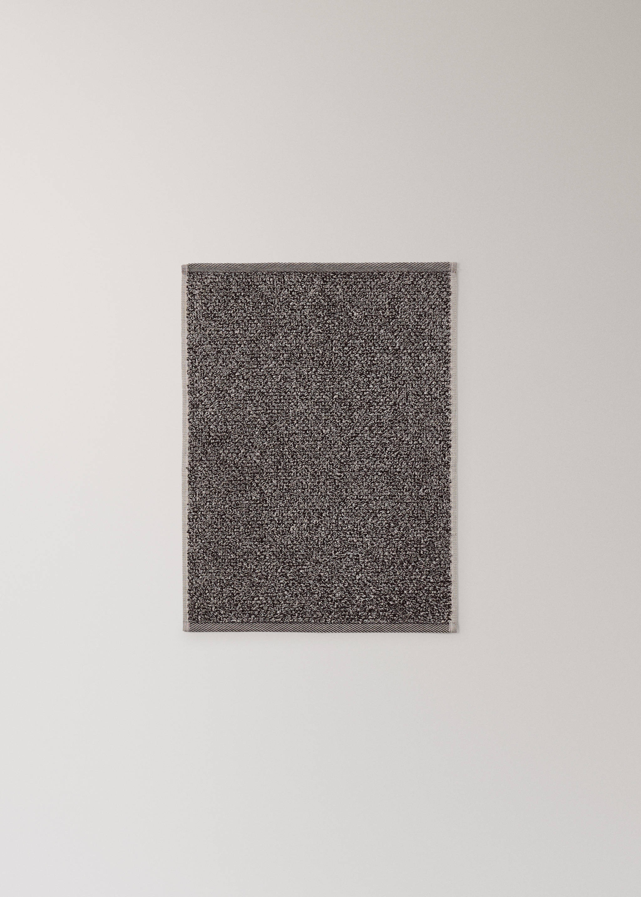 Cotton-blend two-tone guest towel - Details of the article 4