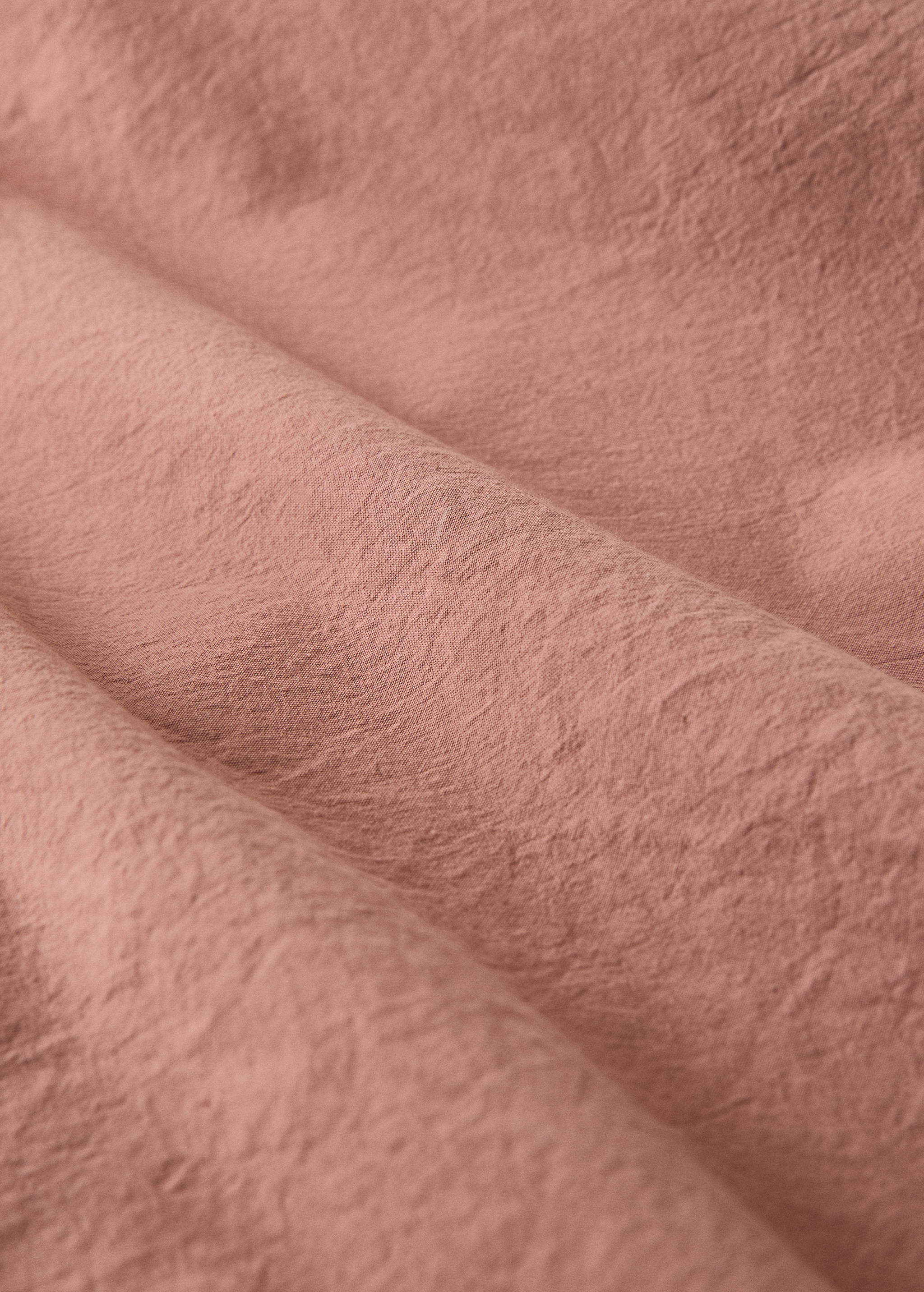 Washed cotton top sheet with lace trim for 150/160 cm bed - Details of the article 3