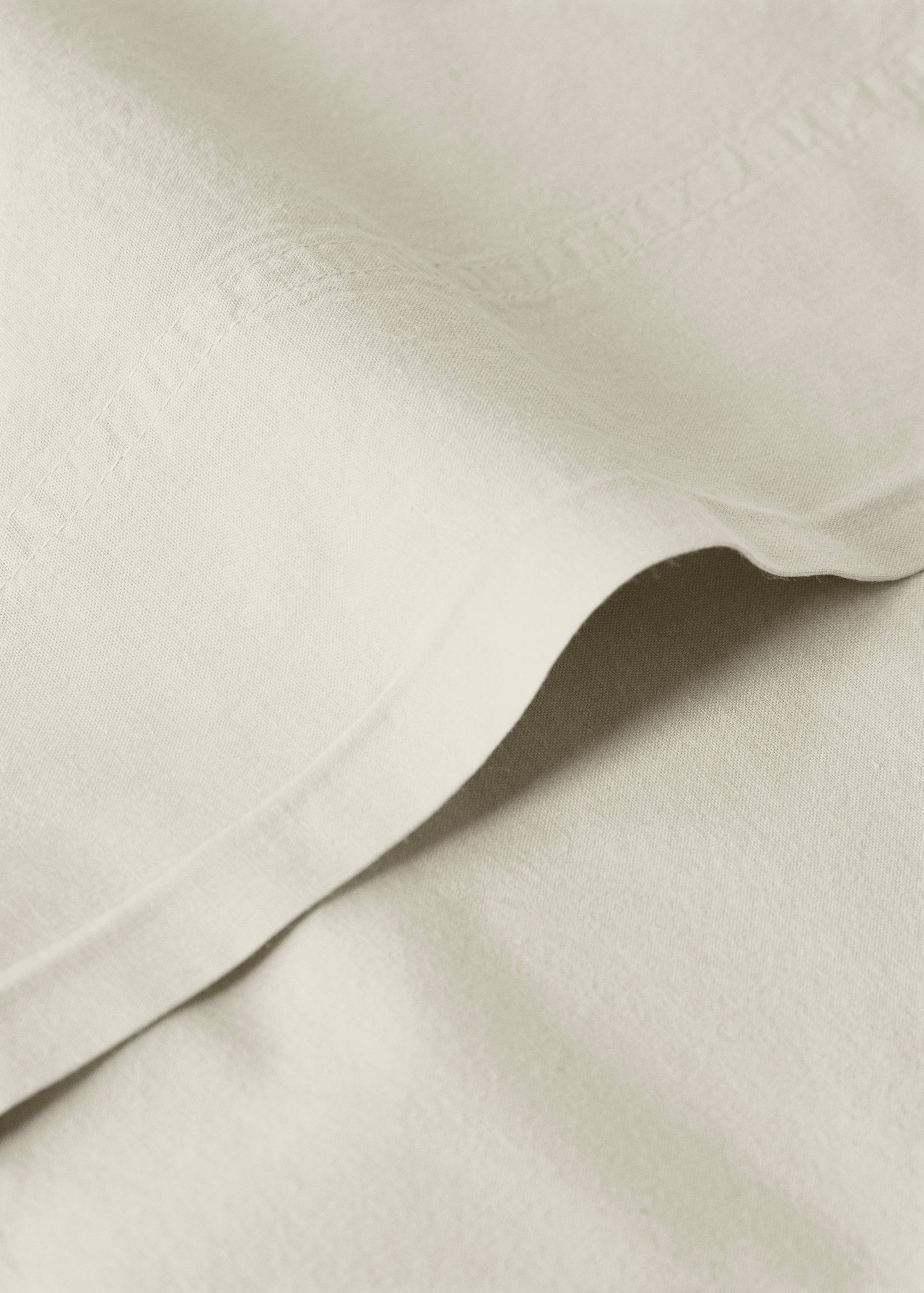 Children's washed cotton double-stitched top sheet for 90 cm bed - Details of the article 1