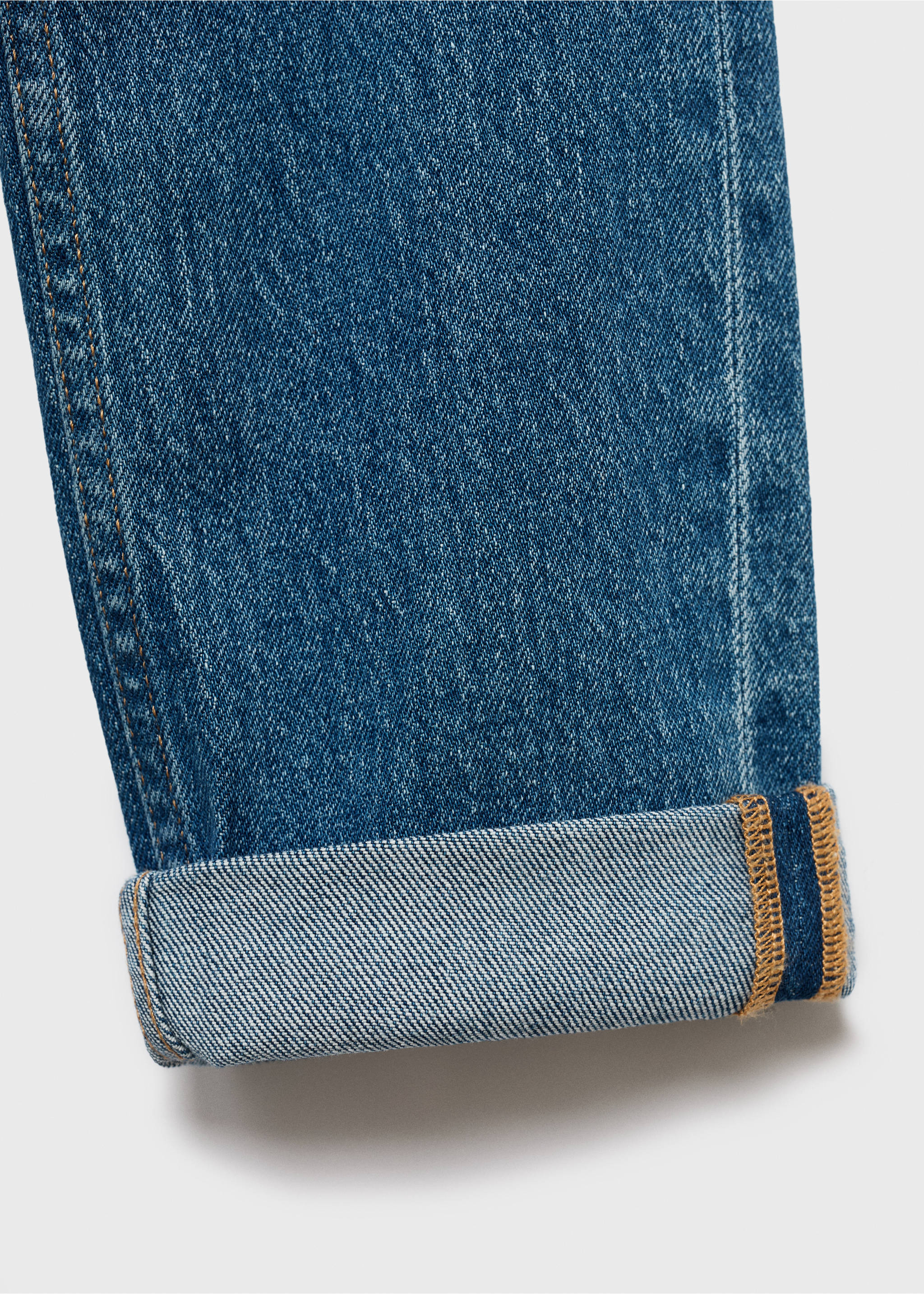 Regular-fit jeans - Details of the article 8, Medium Blue. Ref: 17032030-00.