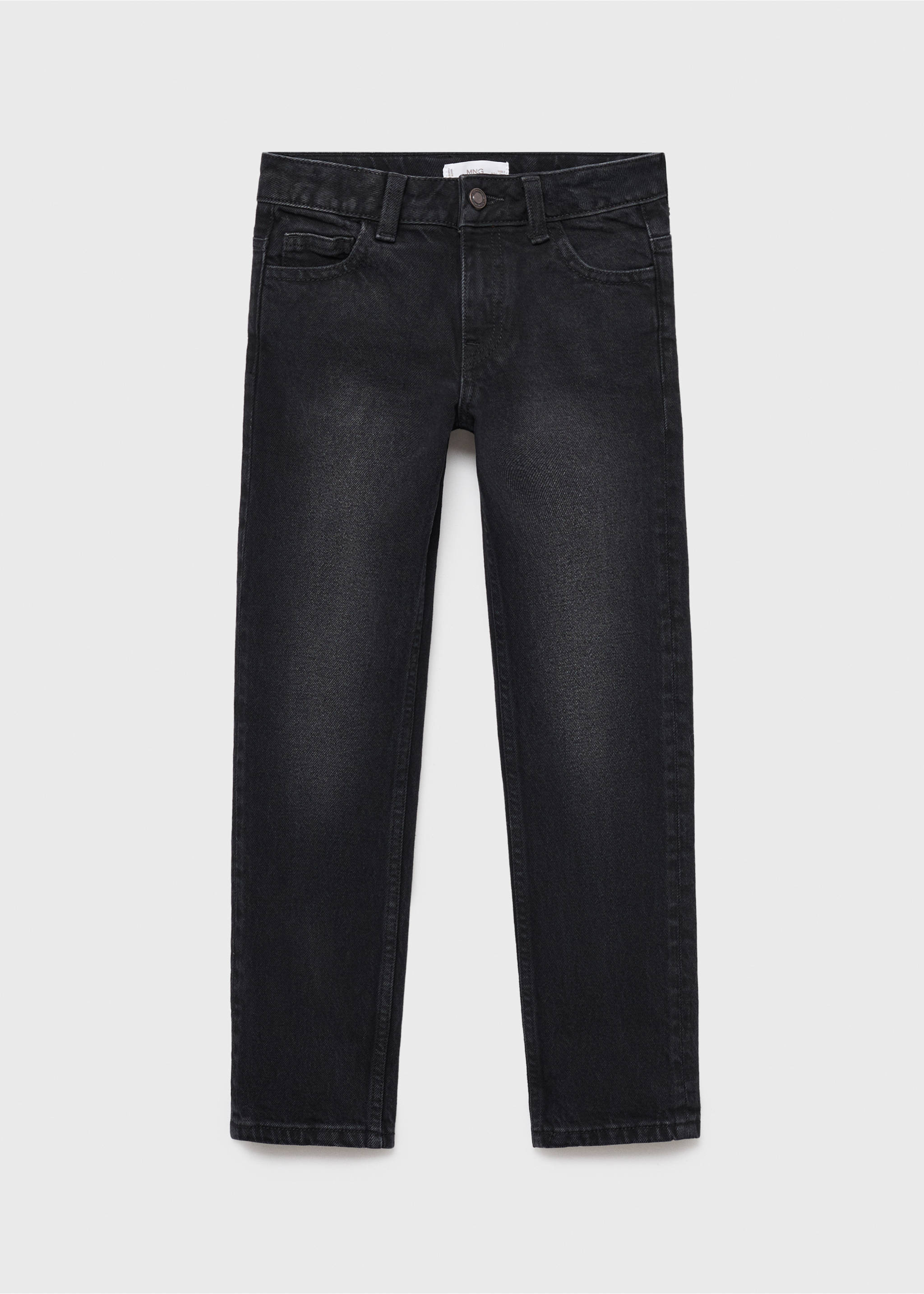 Regular-fit jeans - Article without model, Black denim. Ref: 17032030-00.