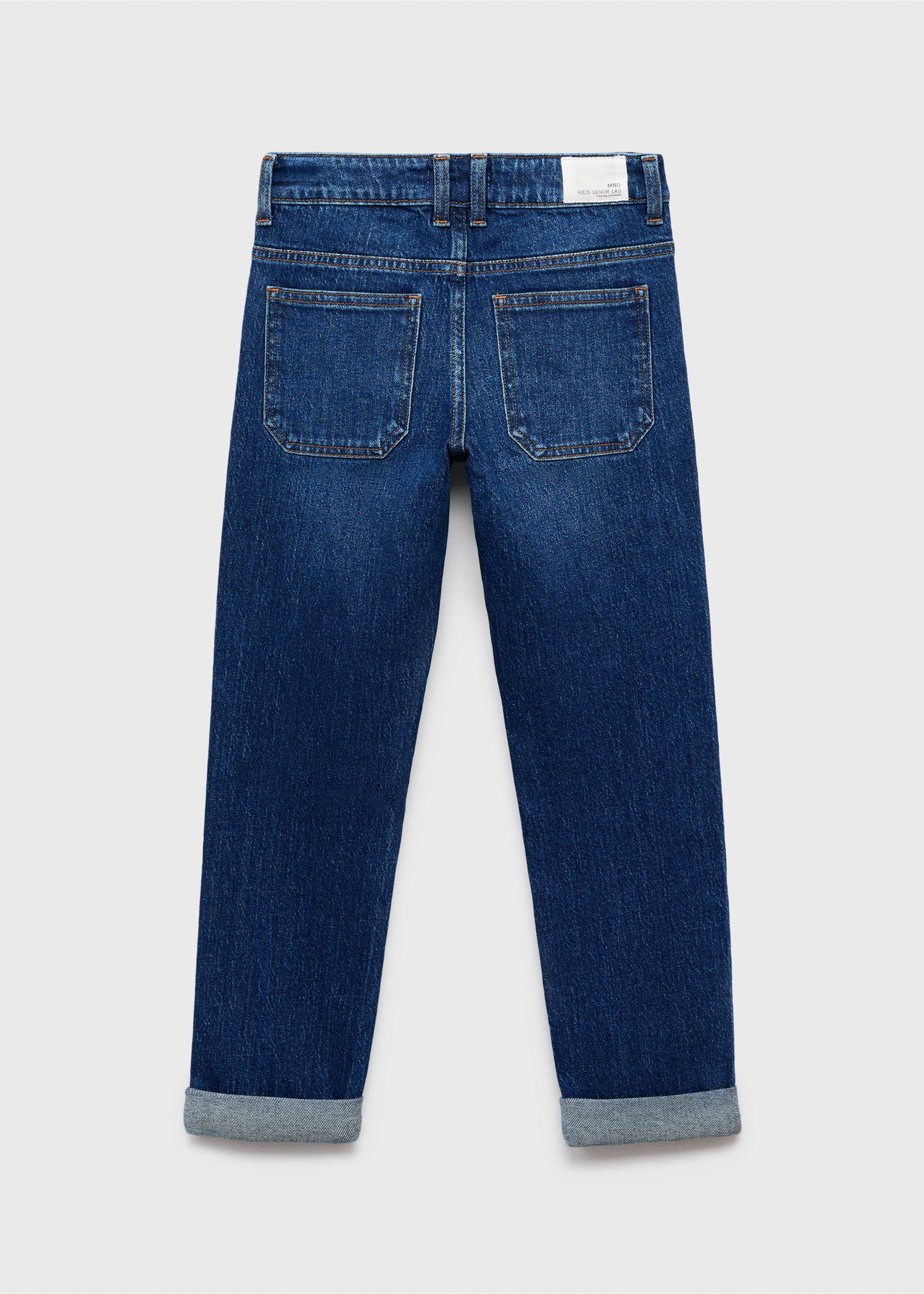Regular-fit jeans - Reverse of the article, Dark Blue. Ref: 17032030-00.