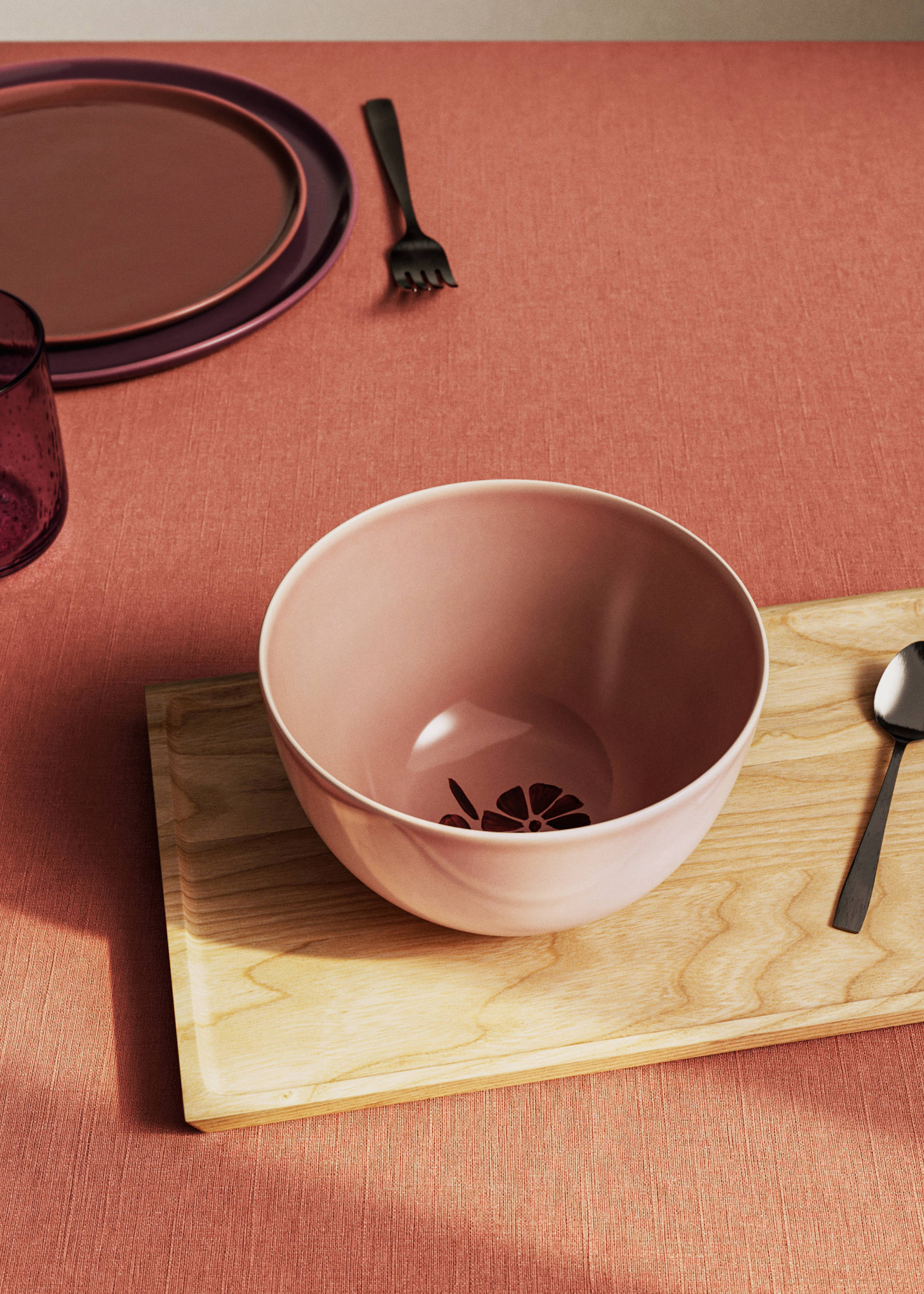 Μπολ κεραμικό ζωγραφισμένο στο χέρι - Γενικό πλάνο