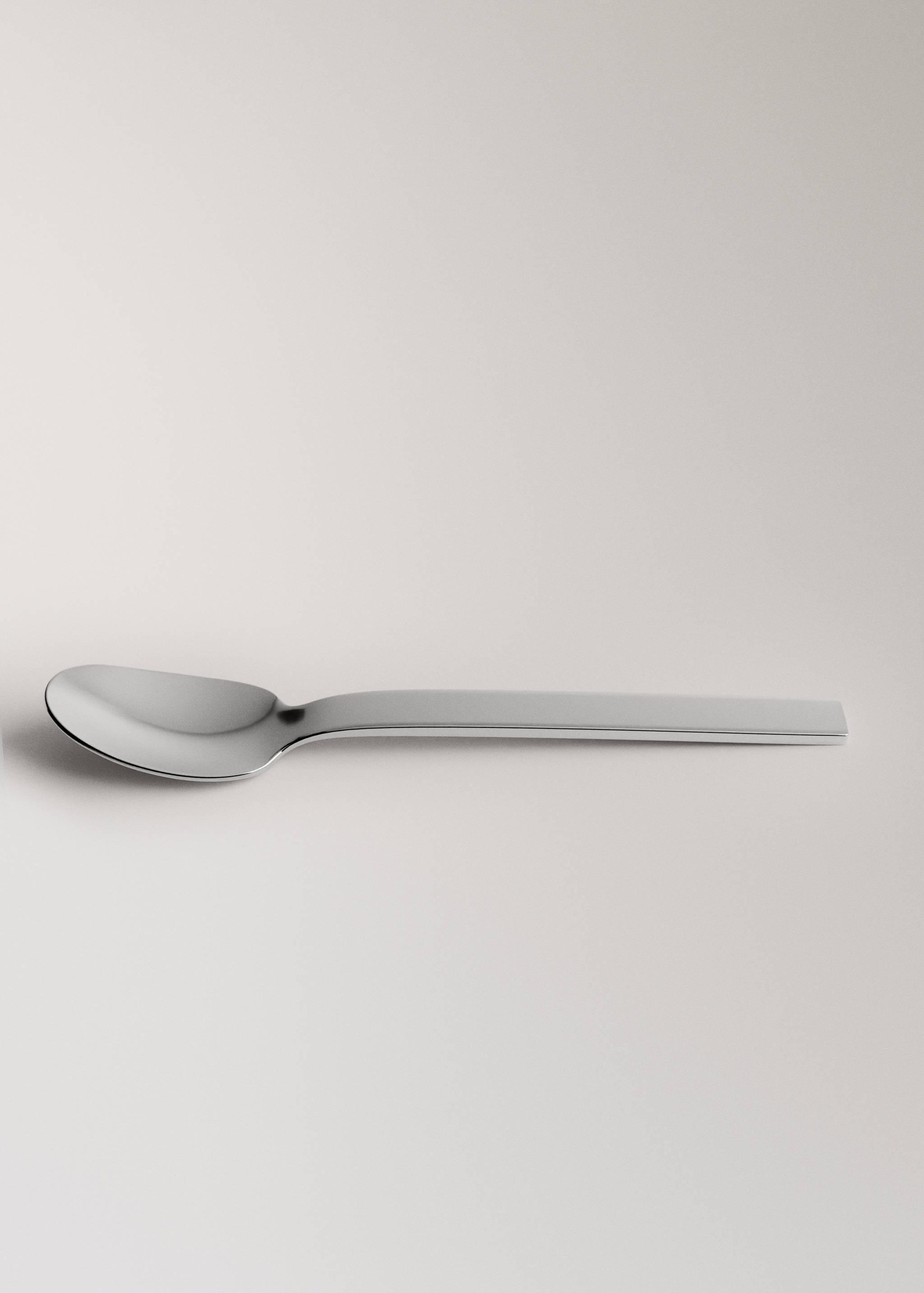 Set of 4 stainless steel dessert spoons - Details of the article 1