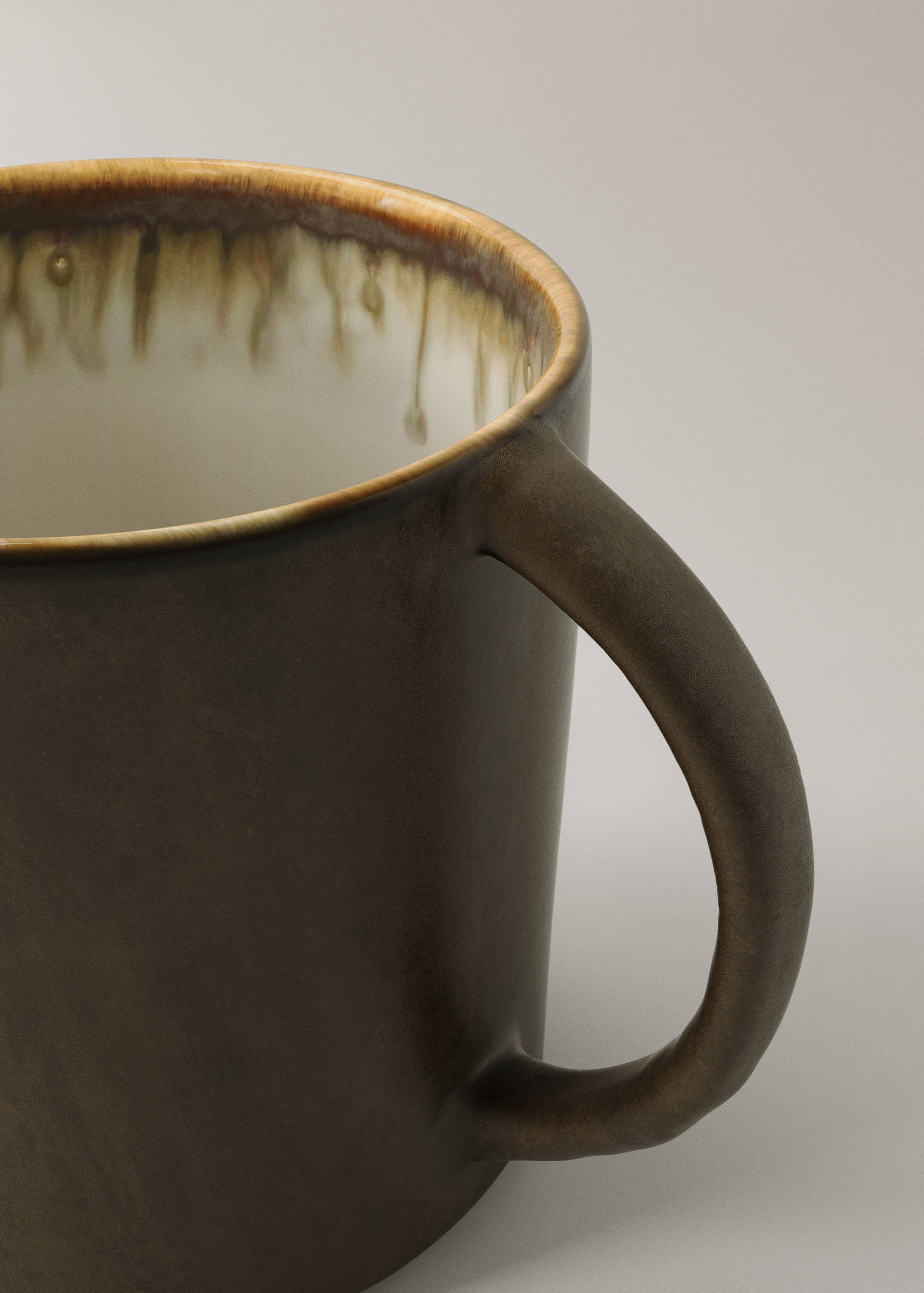 Koffiemok van mat steengoed - Detail van het artikel 2