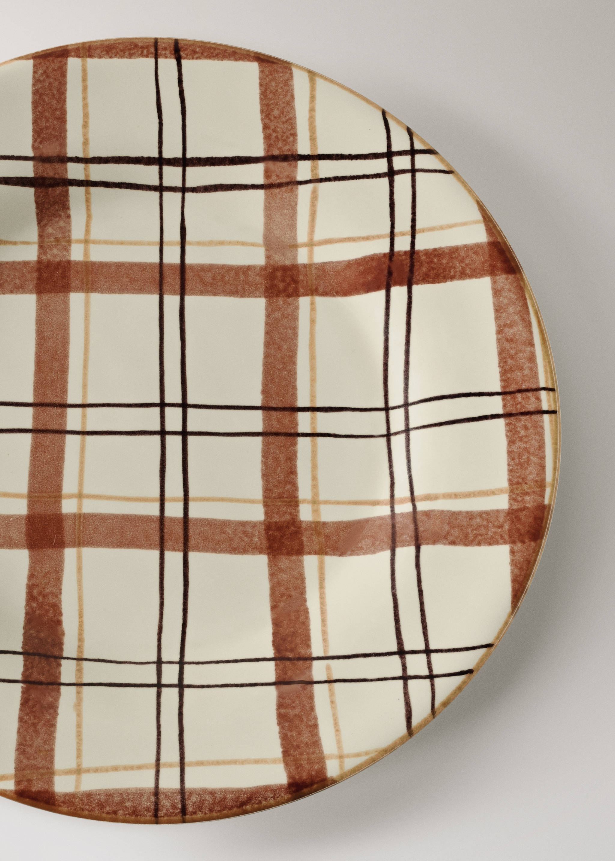 Plato postre gres pintado a mano - Detalle del artículo 4