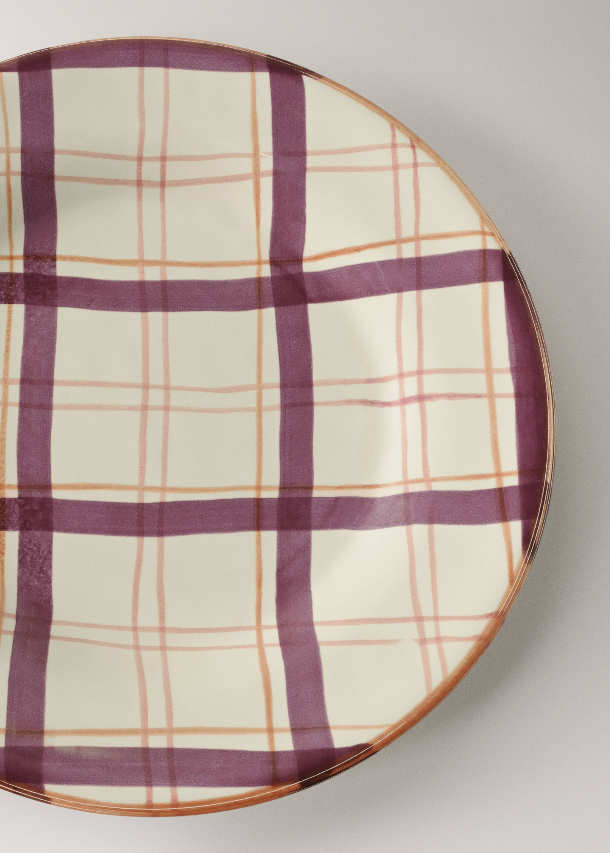 Handbemalter Dessertteller aus Steingut - Detail des Artikels 2