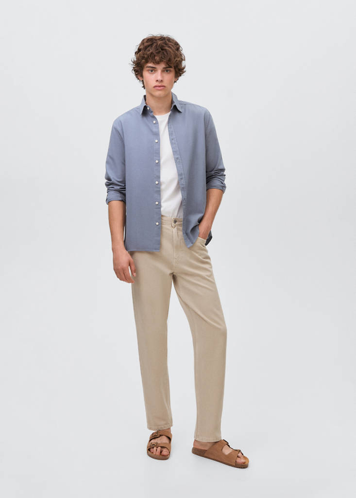 Regular-fit jeans — Beige