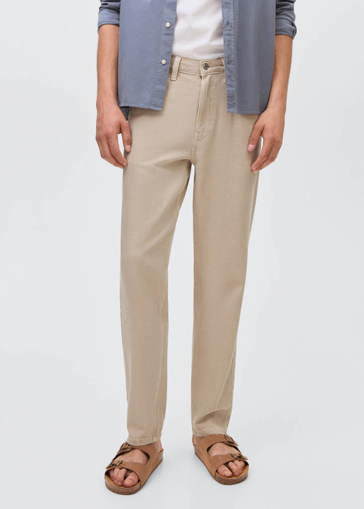 Regular-fit jeans — Beige