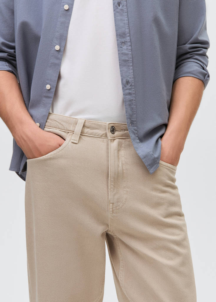 Regular-fit jeans — Beige