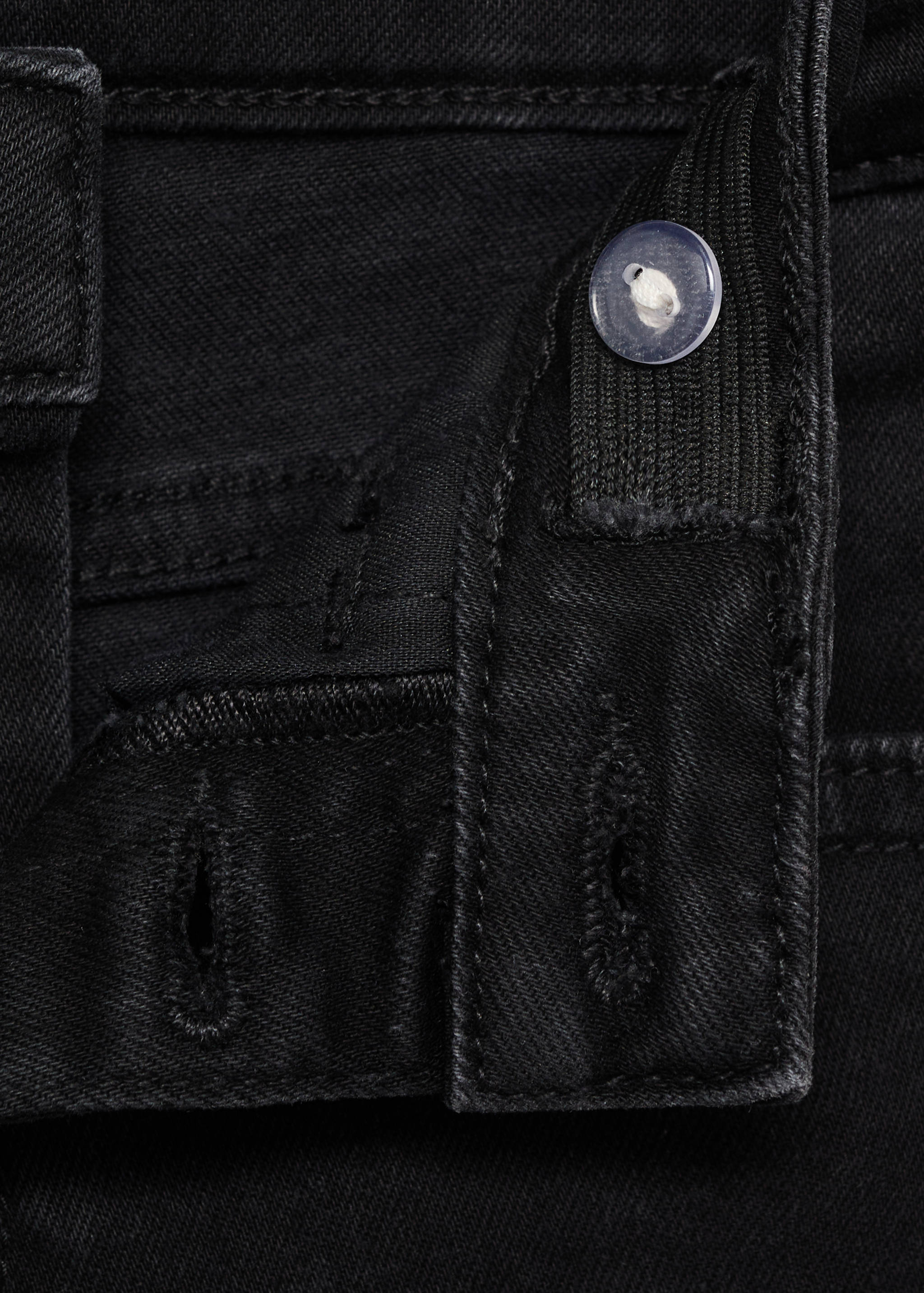 Buttons flare jeans - Details of the article 8