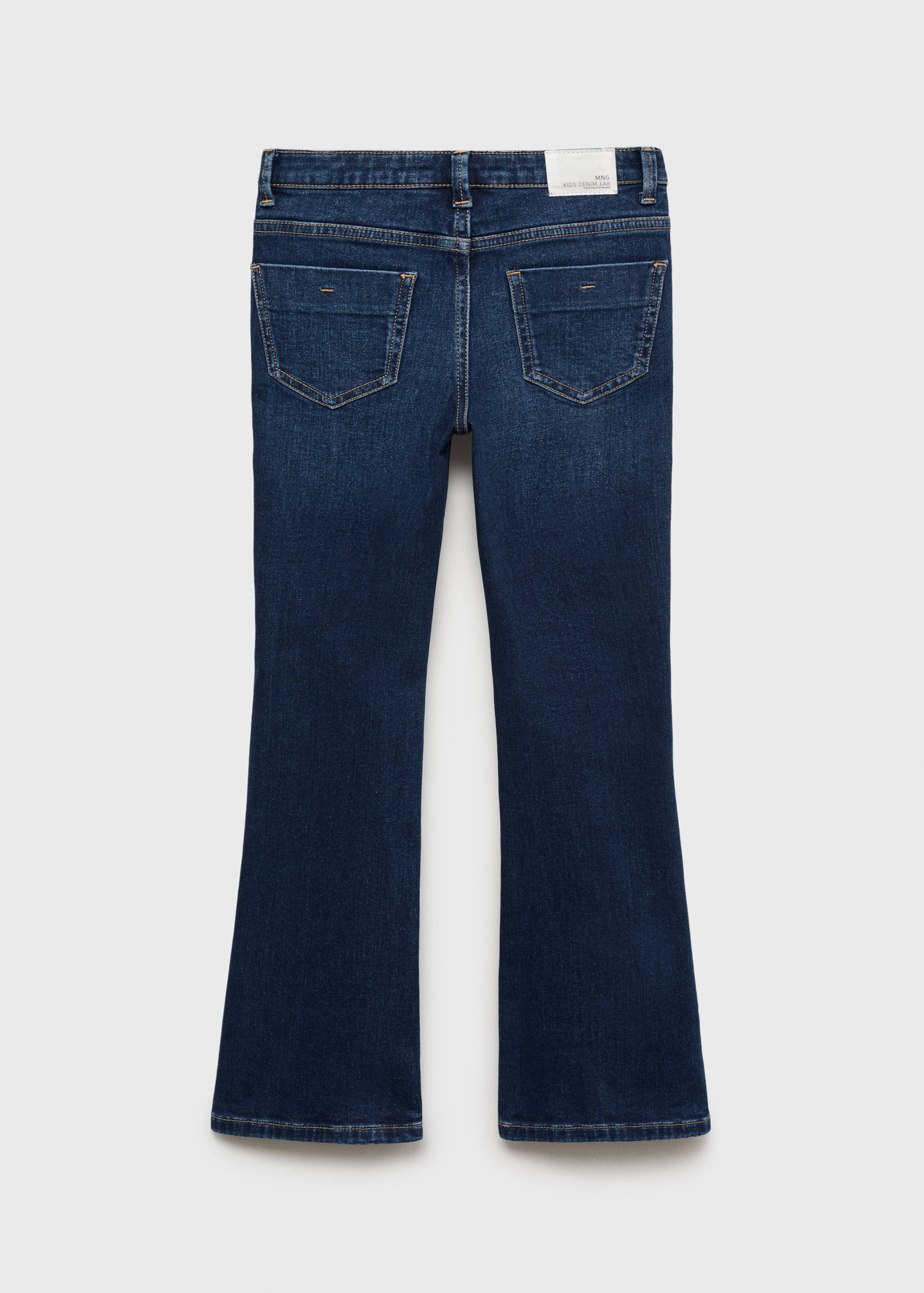 Buttons flare jeans - Reverse of the article