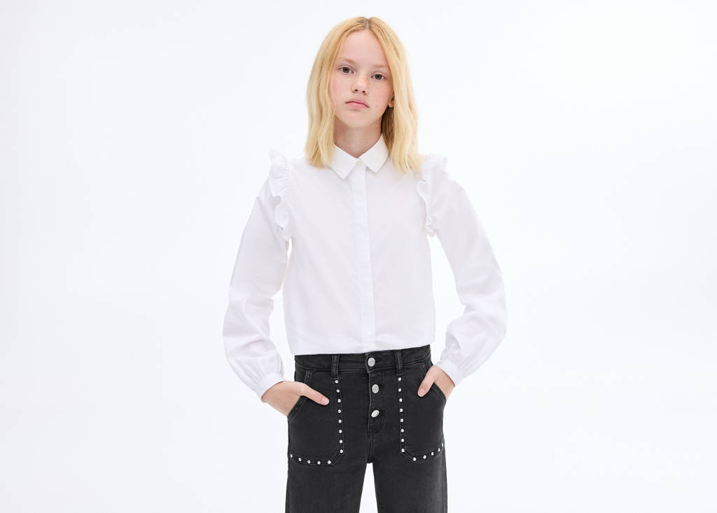Straight-fit jeans with studs - thumbnail 6