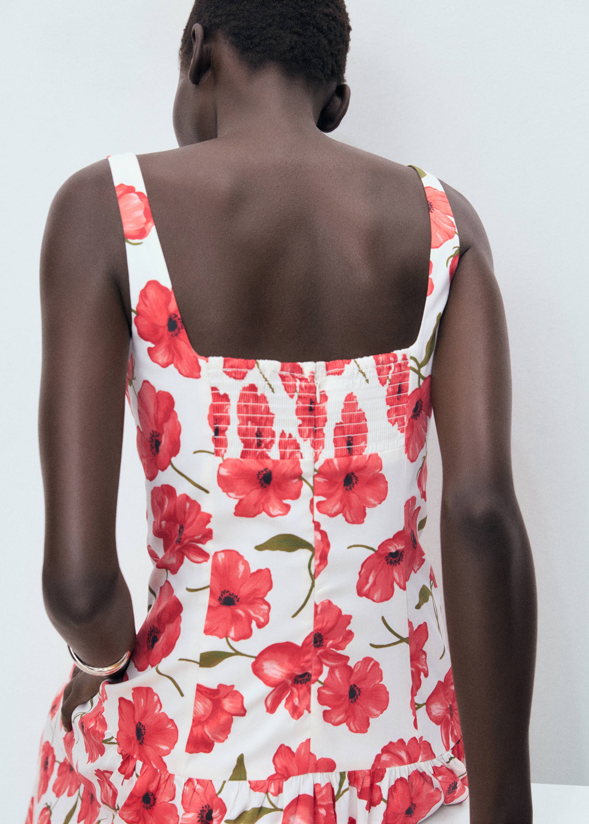 Flared cotton dress - Details of the article 6