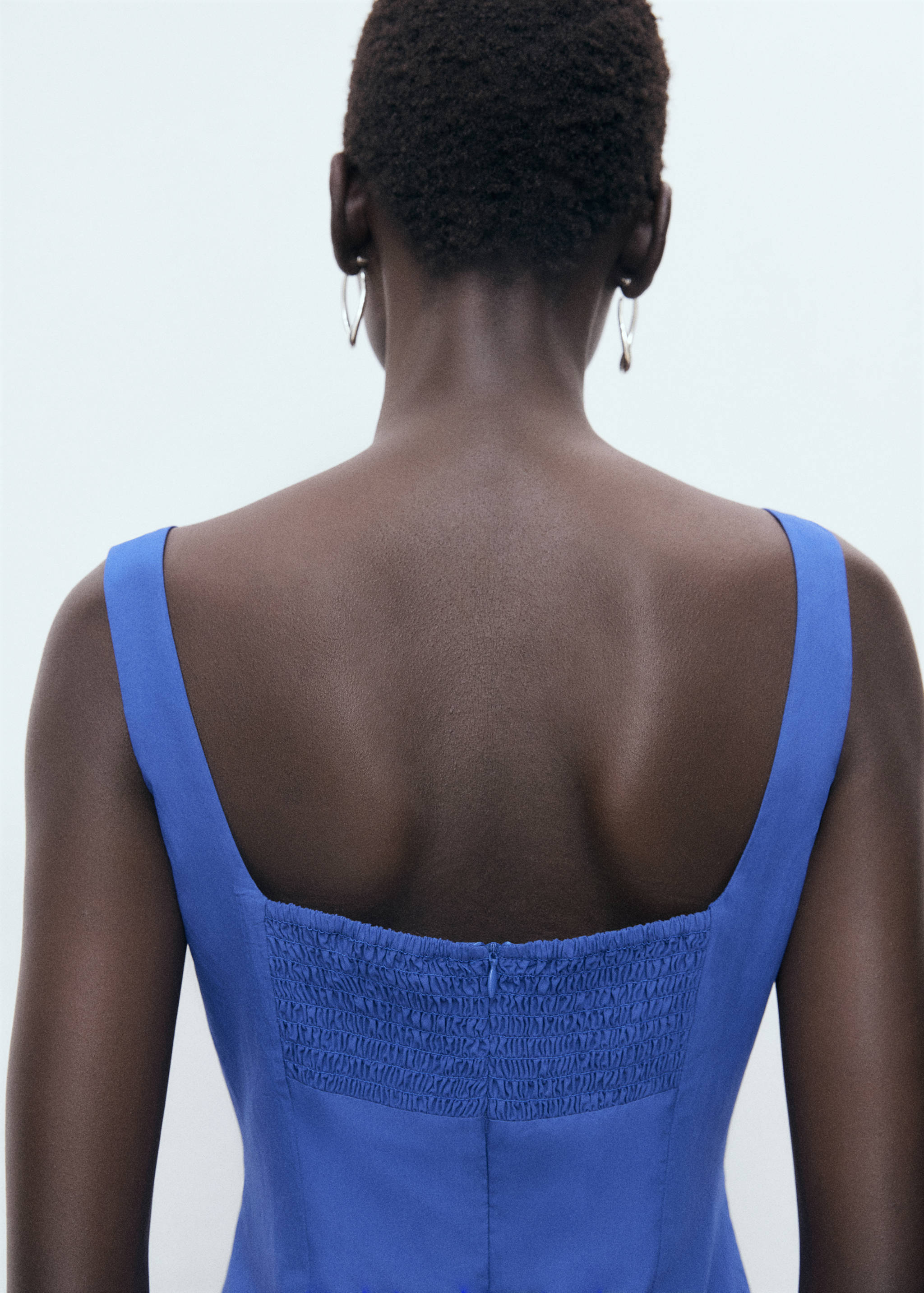 Flared cotton dress - Details of the article 6