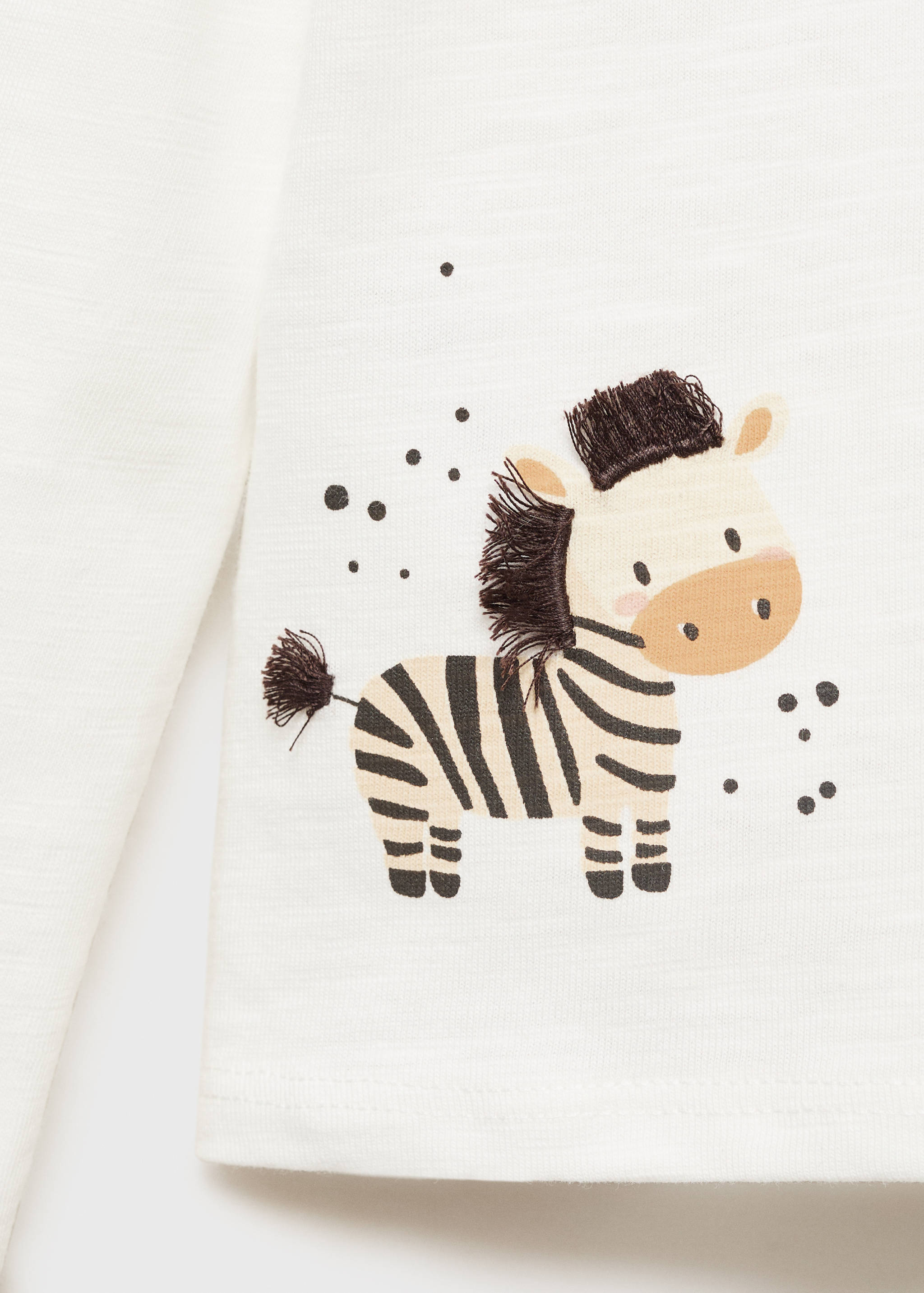 T-shirt brodé imprimé - Détail de l'article 0