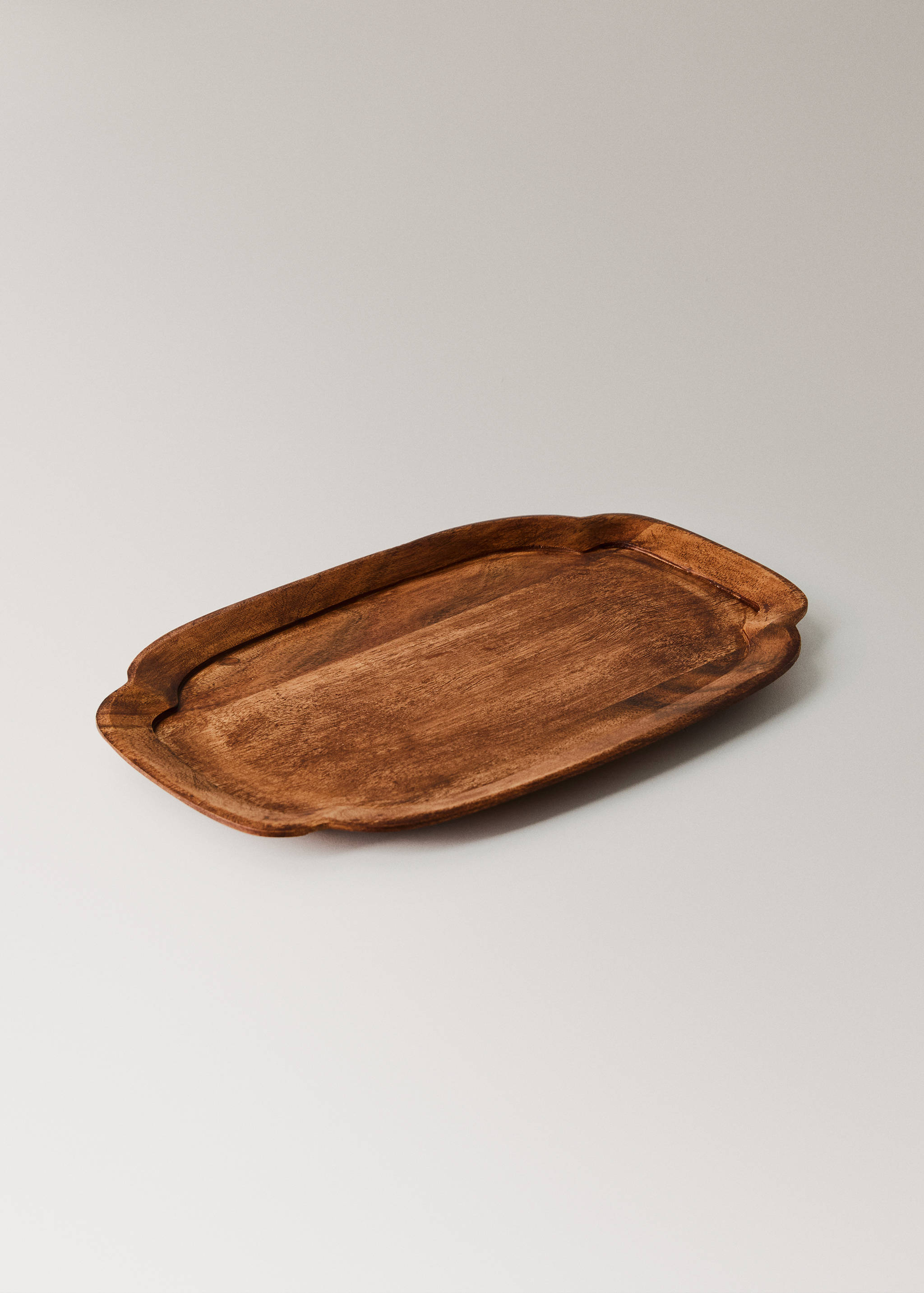 Large rectangular wooden decorative tray - Details of the article 1