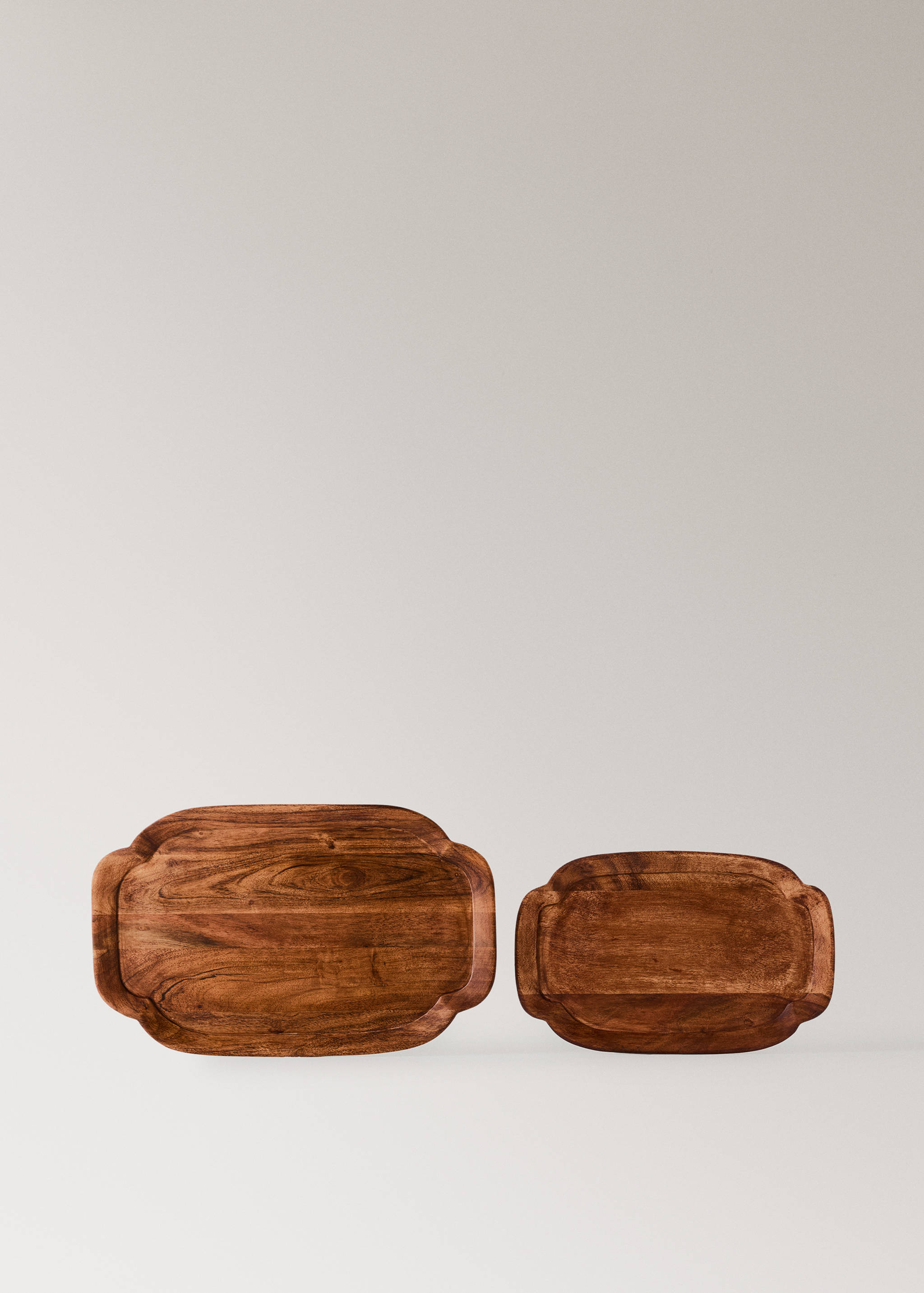 Large rectangular wooden decorative tray - Details of the article 3