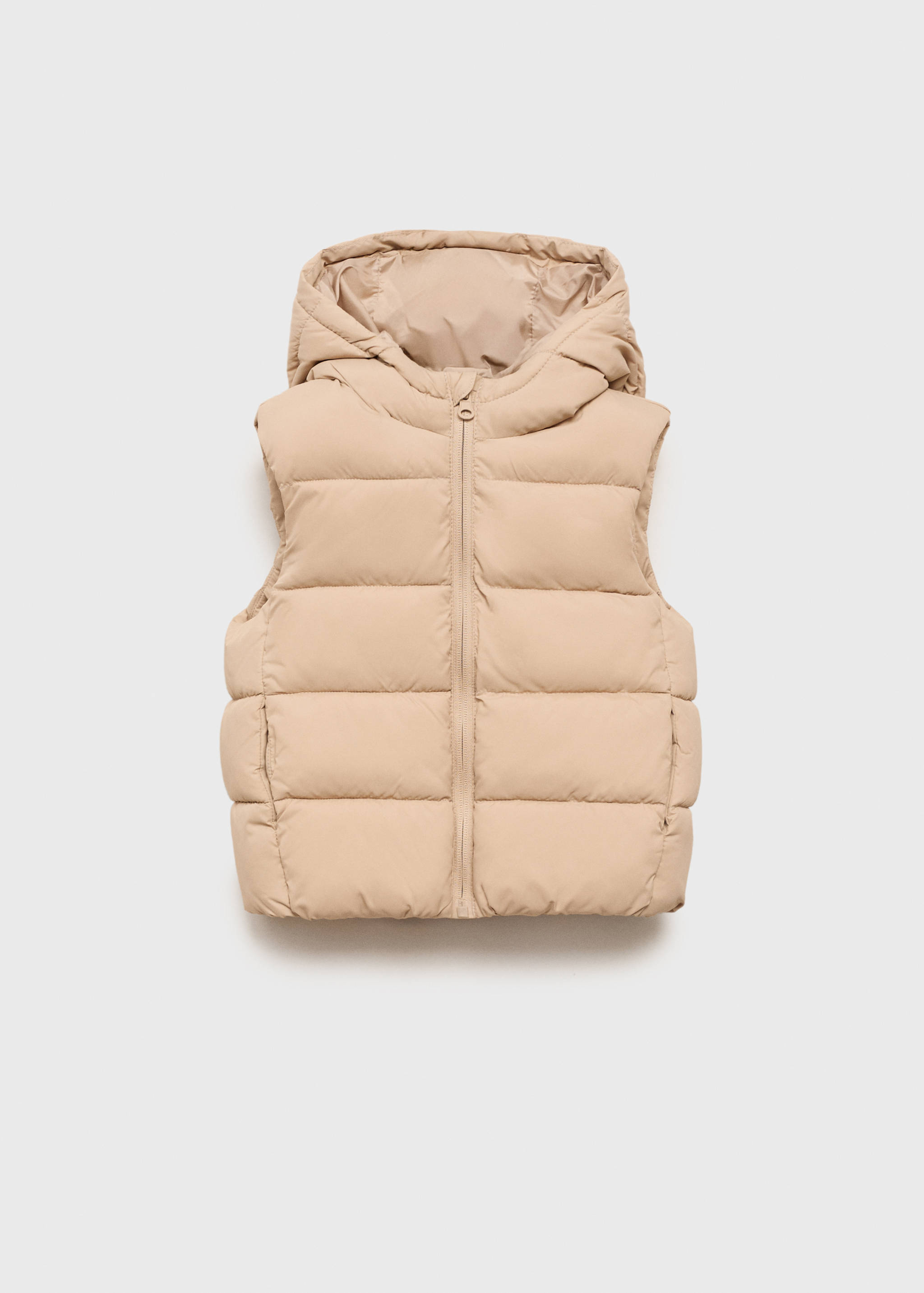 Quilted vest with hood - Article without model