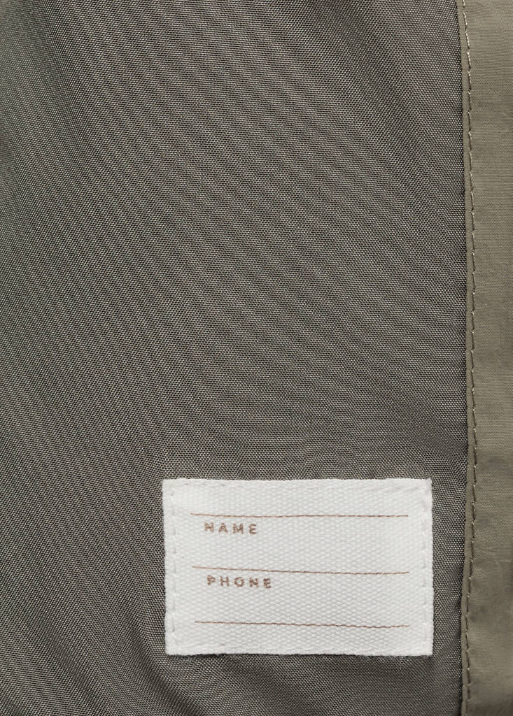 Quilted gilet with hood — Khaki