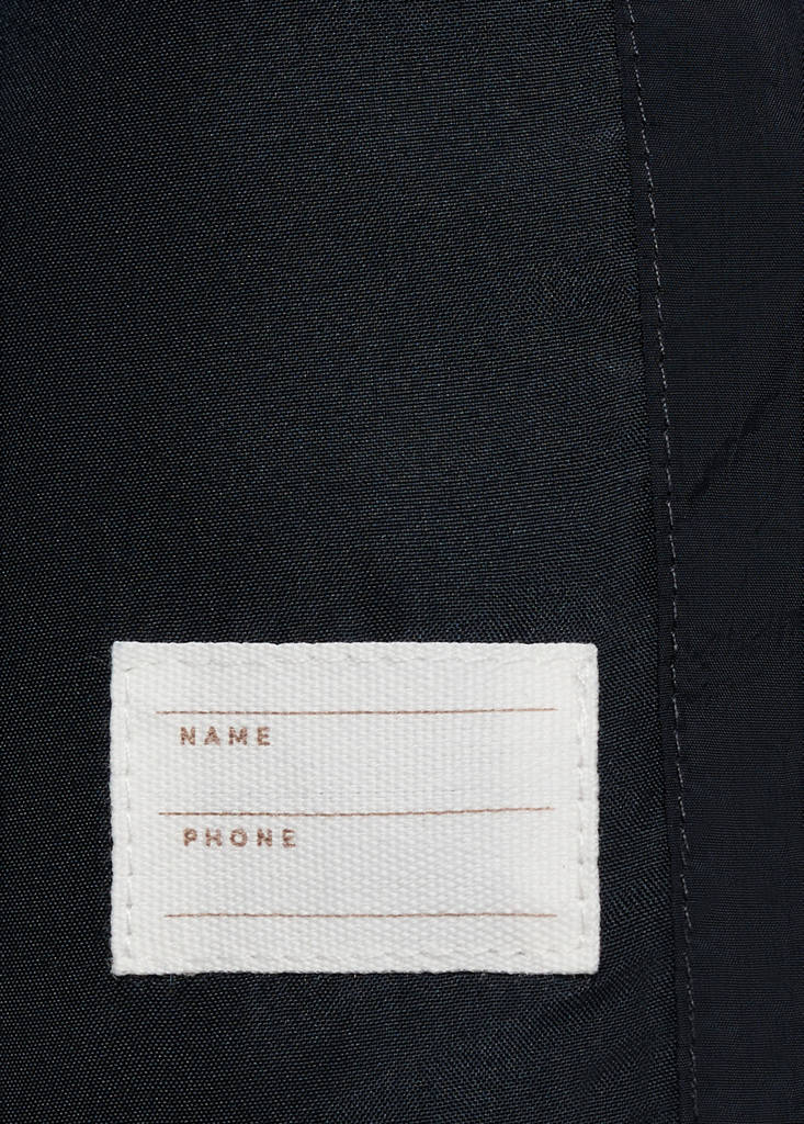 Quilted gilet with hood — Dark Navy