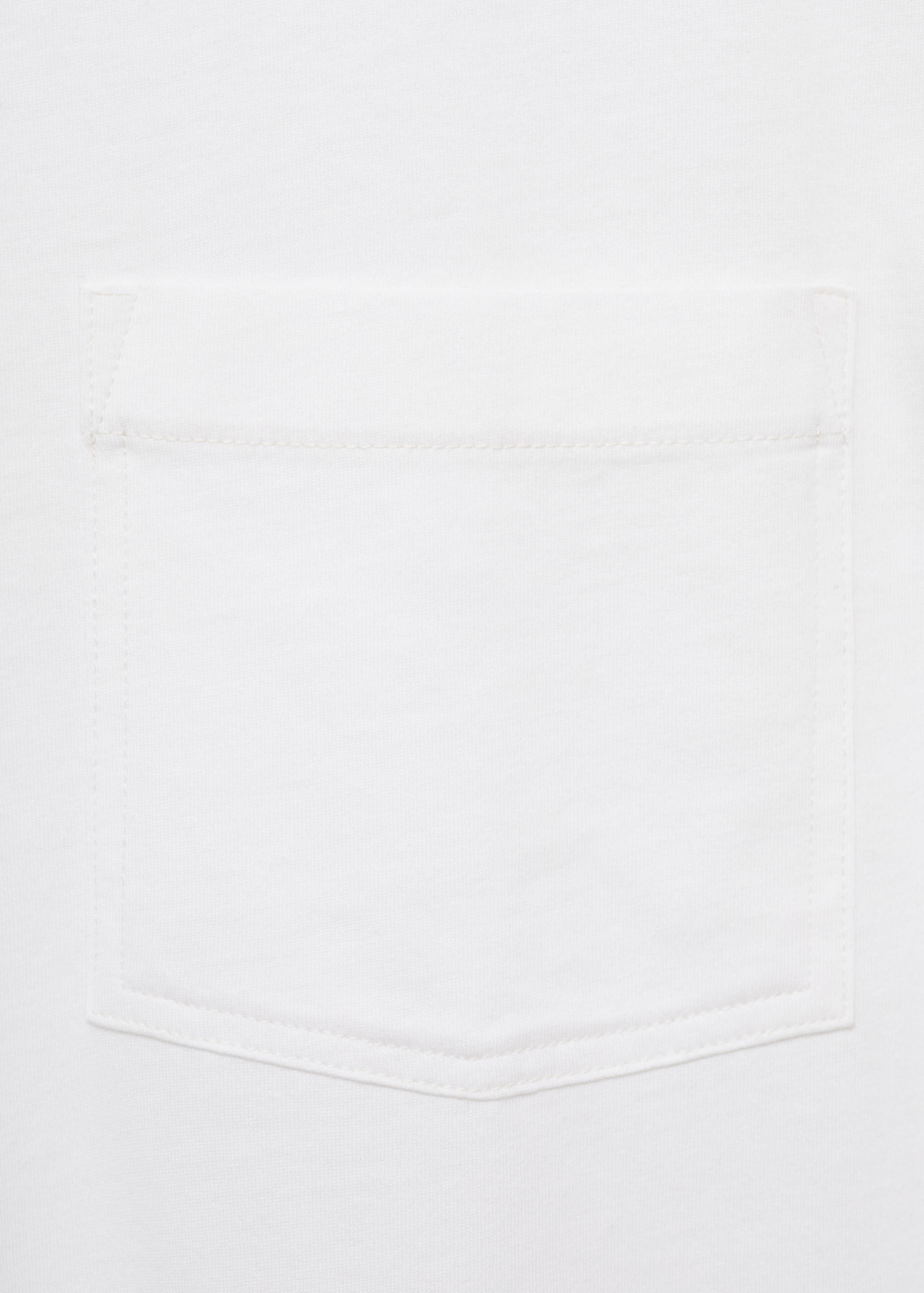 T-shirt 100% cotton boxy fit pocket - Details of the article 8