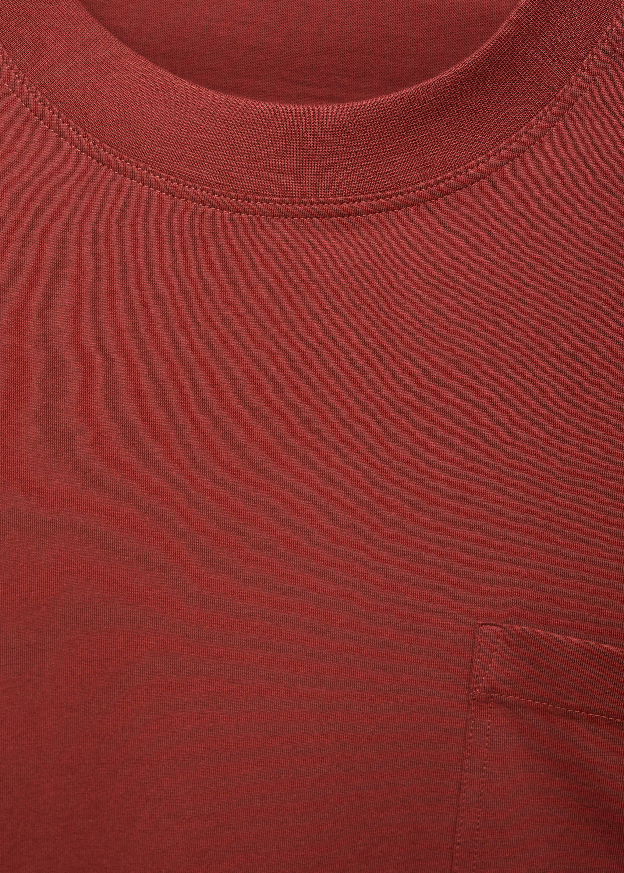 T-shirt 100% cotton boxy fit pocket - Details of the article 8