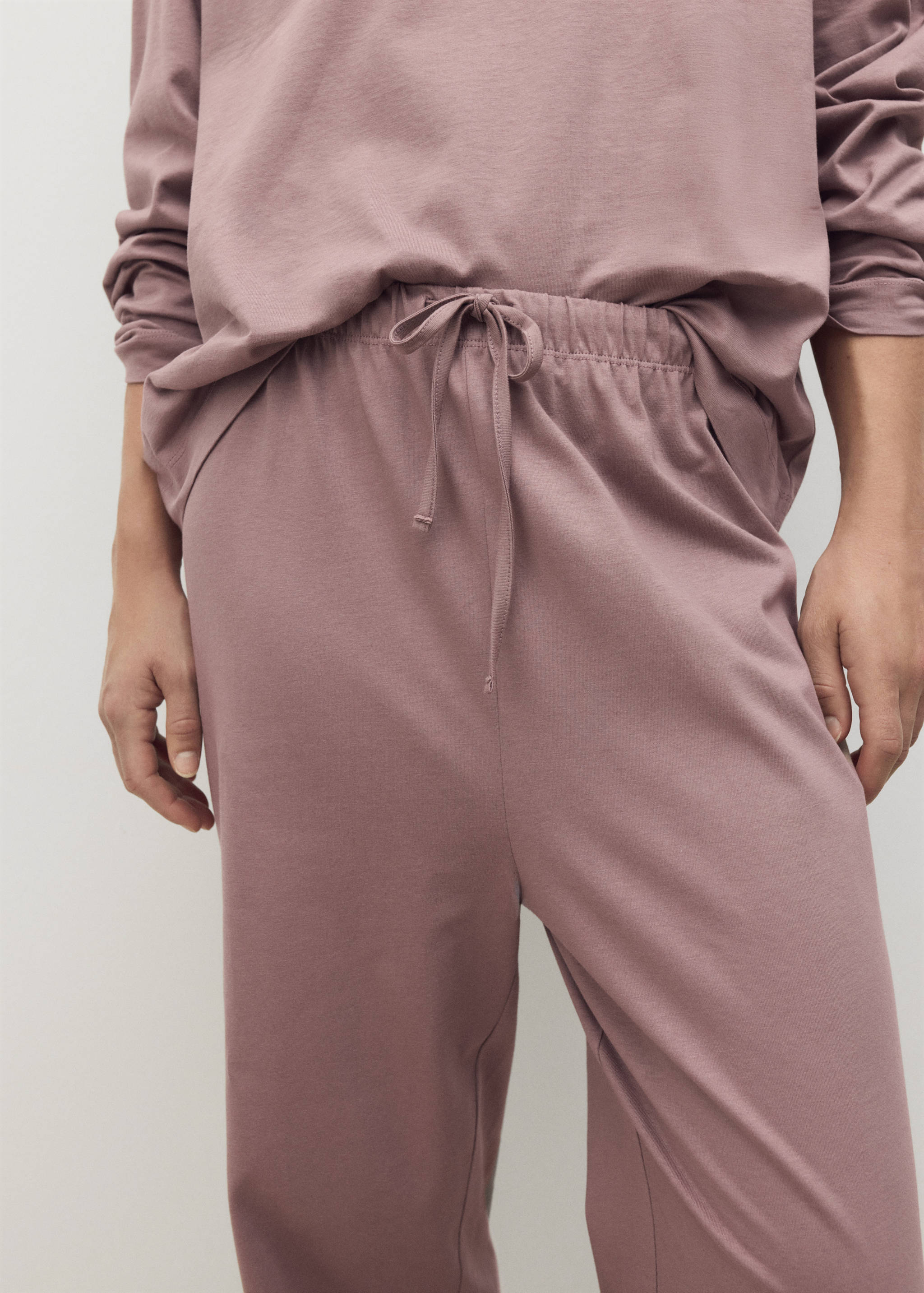 Pyjama deux pièces coton uni - Détail de l'article 6