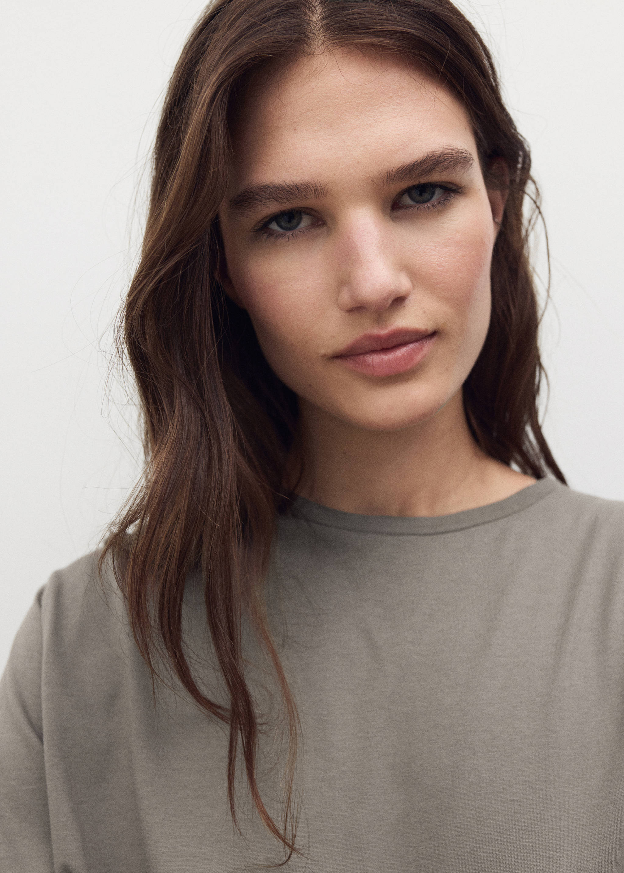 Two-piece plain cotton pyjamas - Details of the article 1