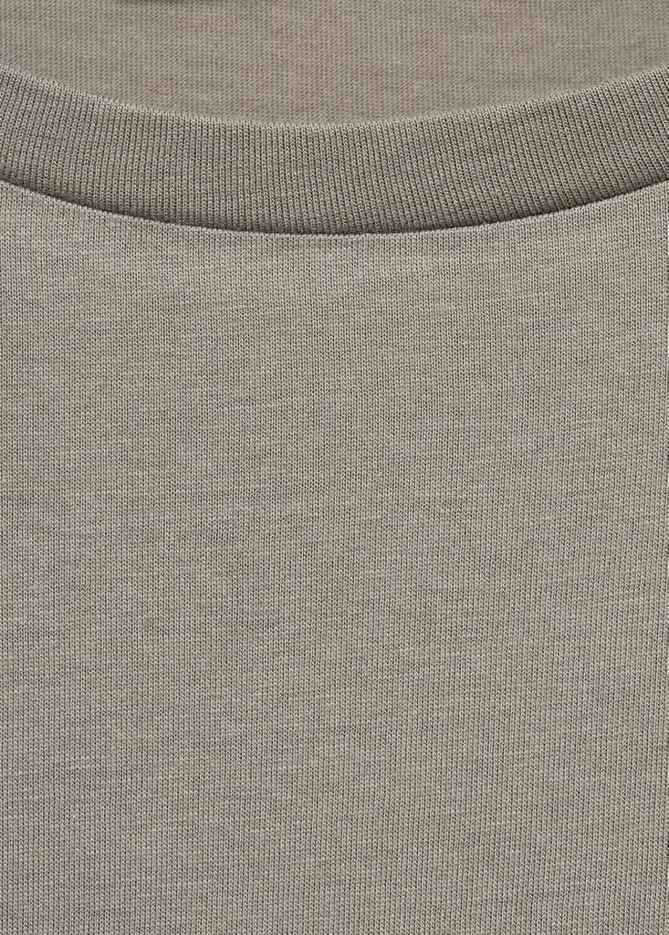 Two-piece plain cotton pyjamas — Medium Brown
