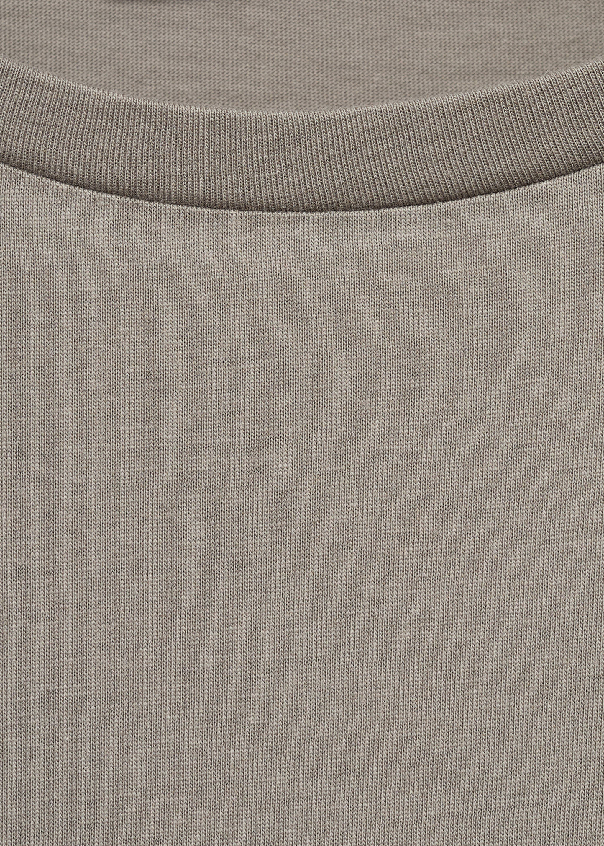 Two-piece plain cotton pyjamas - Details of the article 8