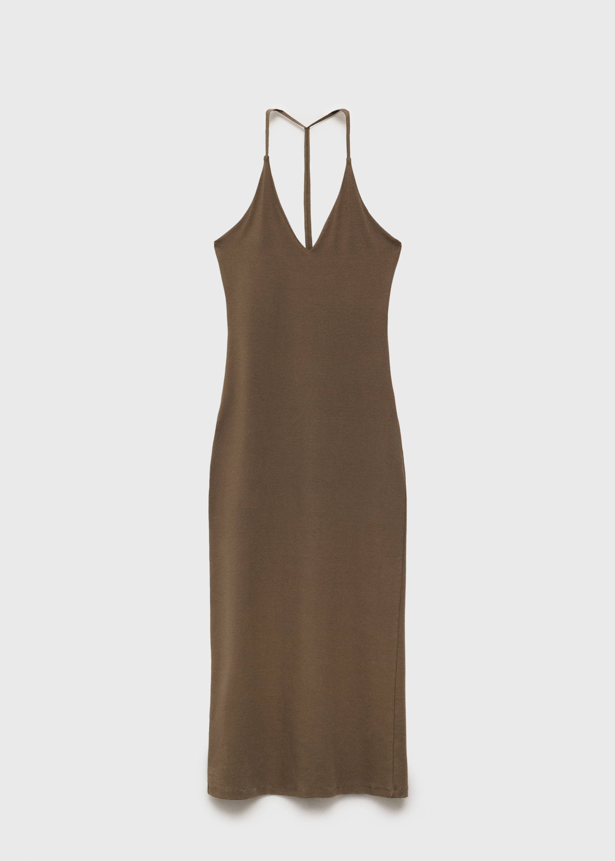 Midi-dress with back neckline - Article without model