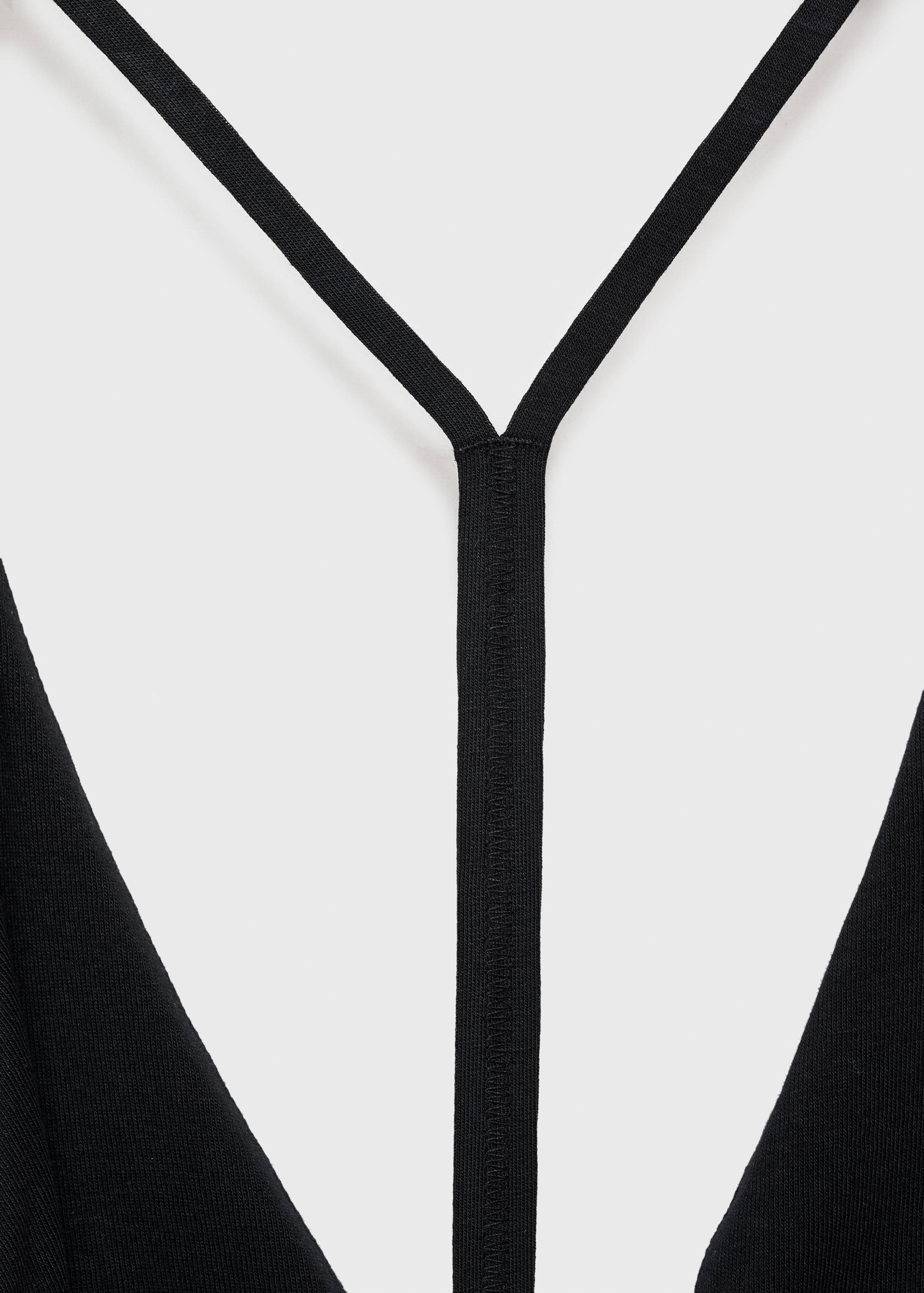 Robe midi décolletée dans le dos - Détail de l'article 0