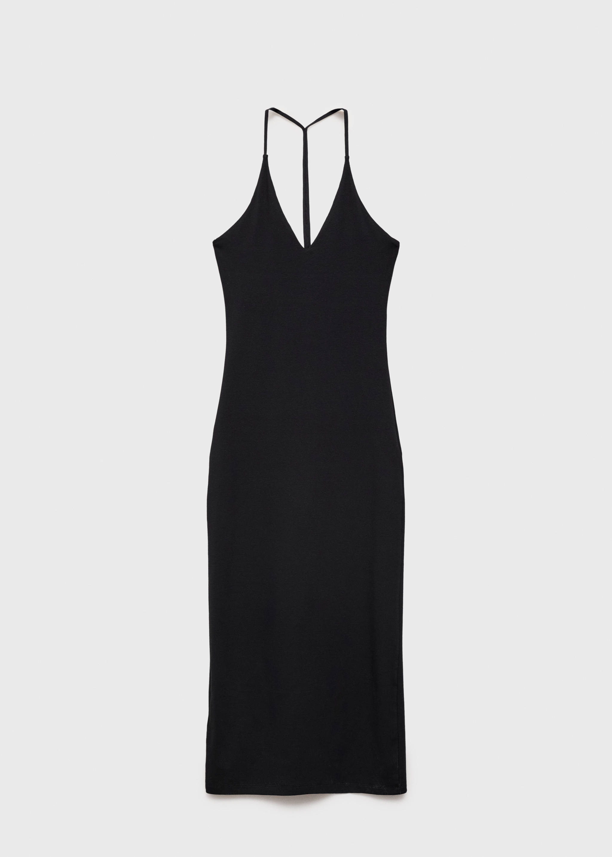 Midi-dress with back neckline - Article without model