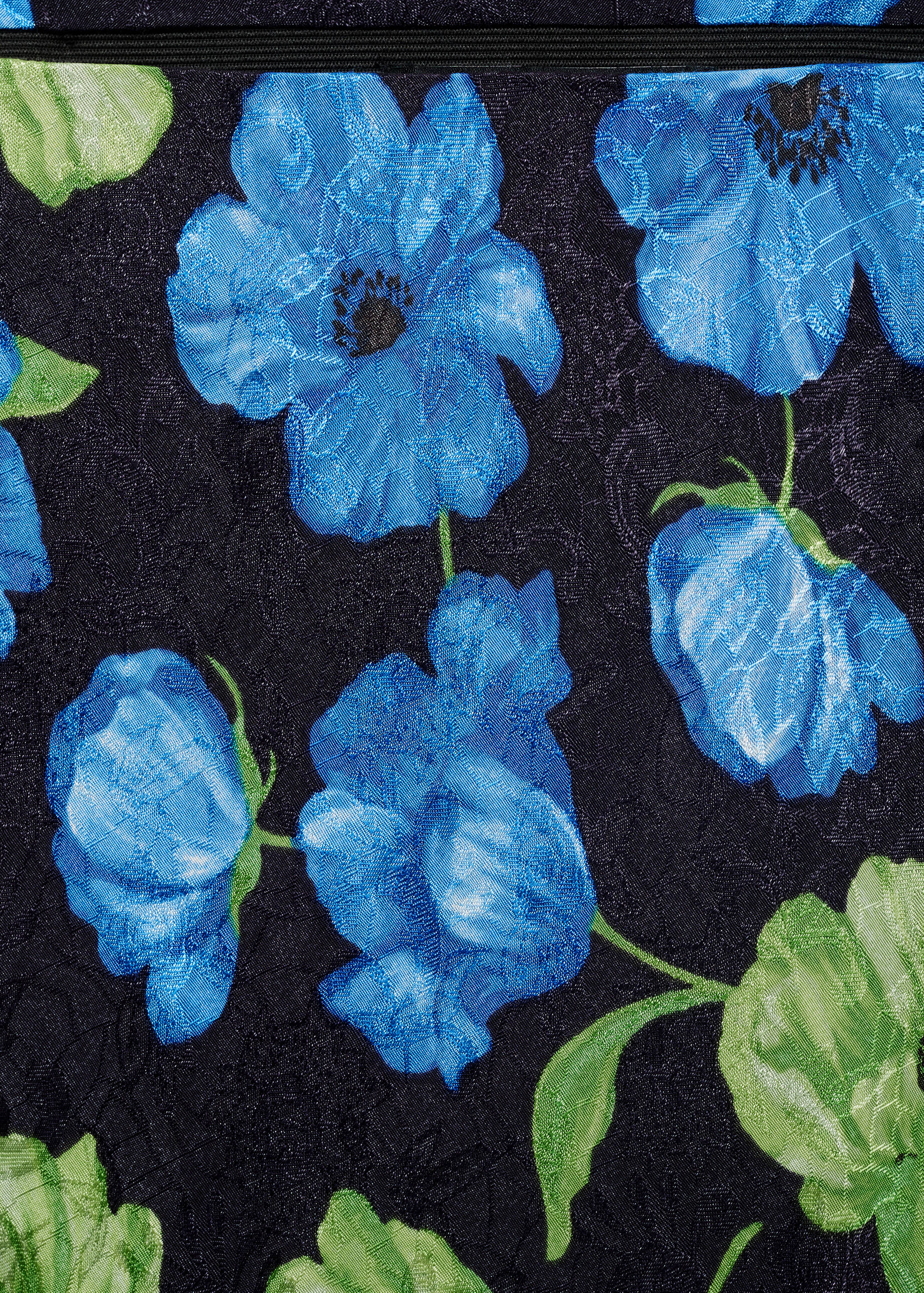 Floral-print long skirt - Details of the article 0