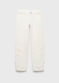 Straight-leg jeans with star embroidery — Off White 11