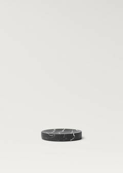 Marble-effect soap dish — Black 5