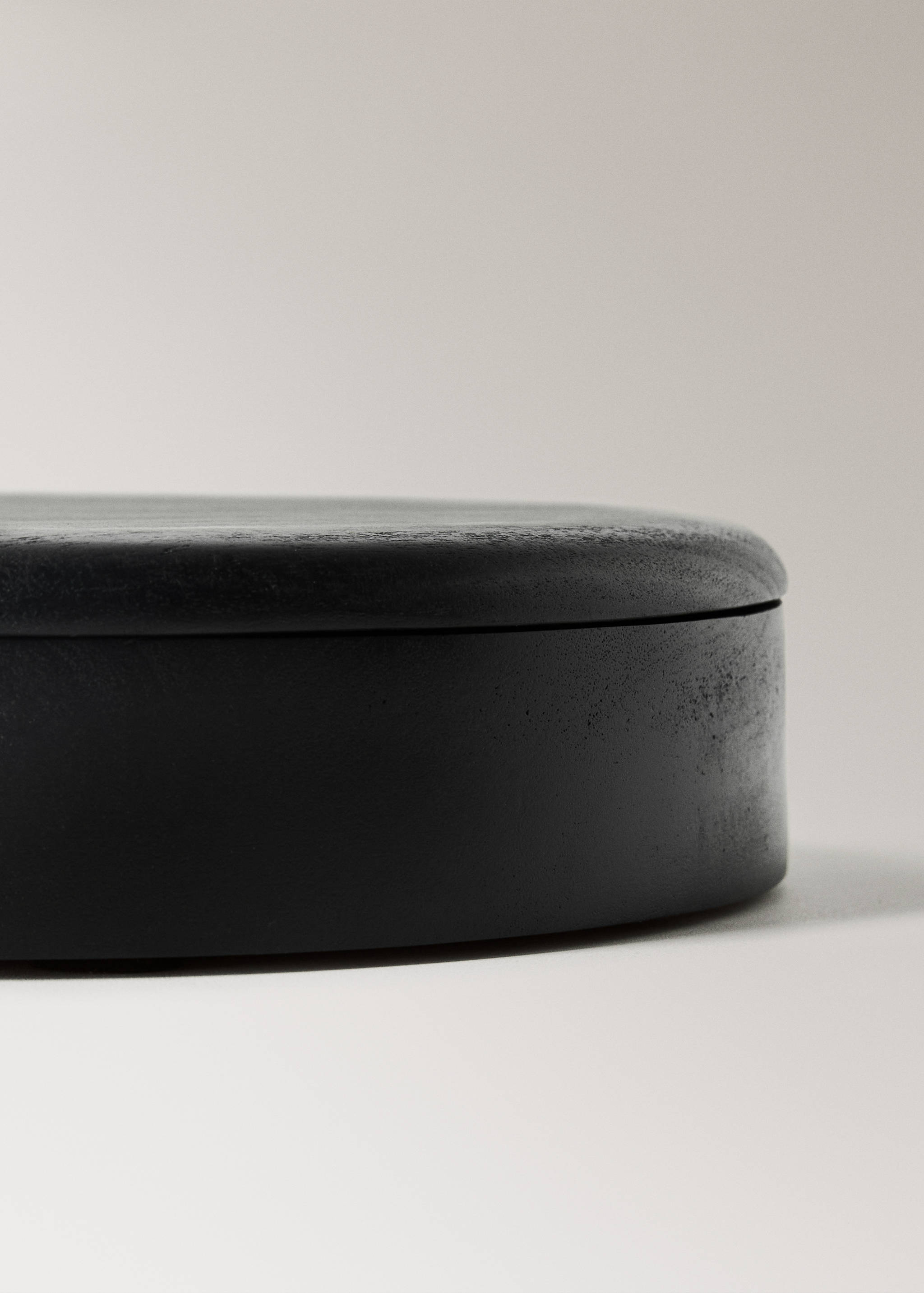 Közepes méretű akácfa kerek tárolódoboz - A termék adatai 2