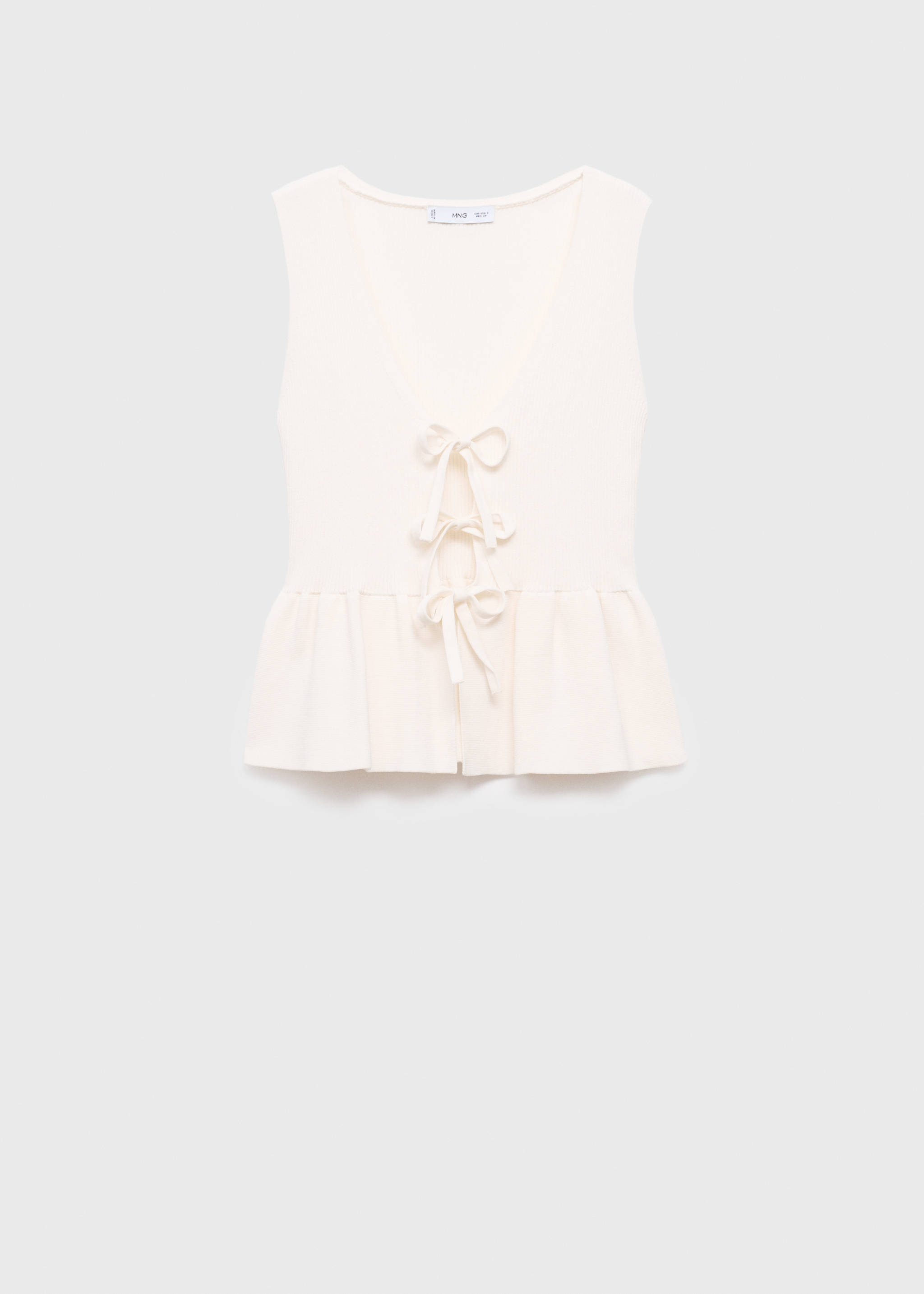 Bows knit top - Article without model